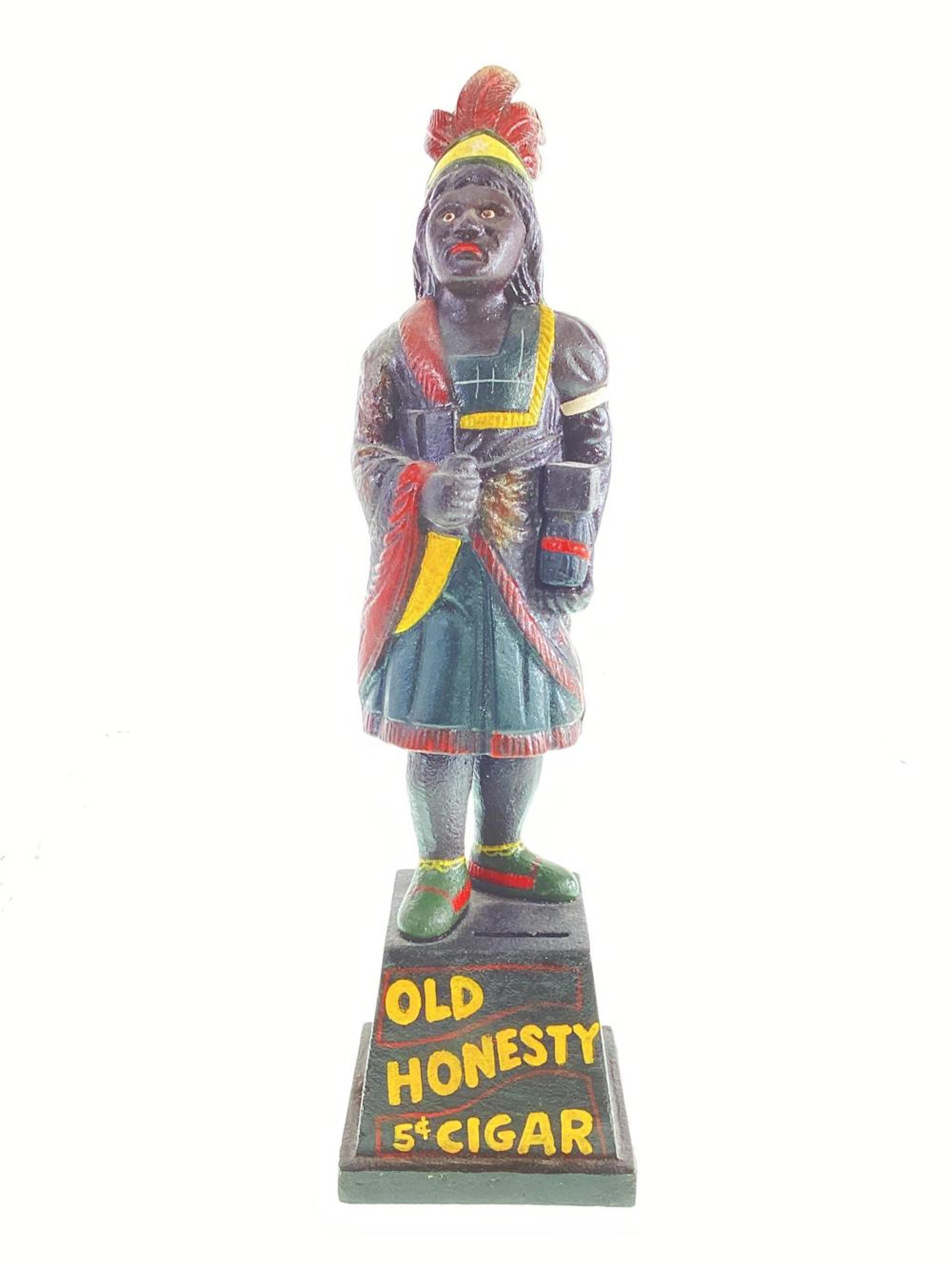 Reproduction Old Honesty Iron Coin Bank