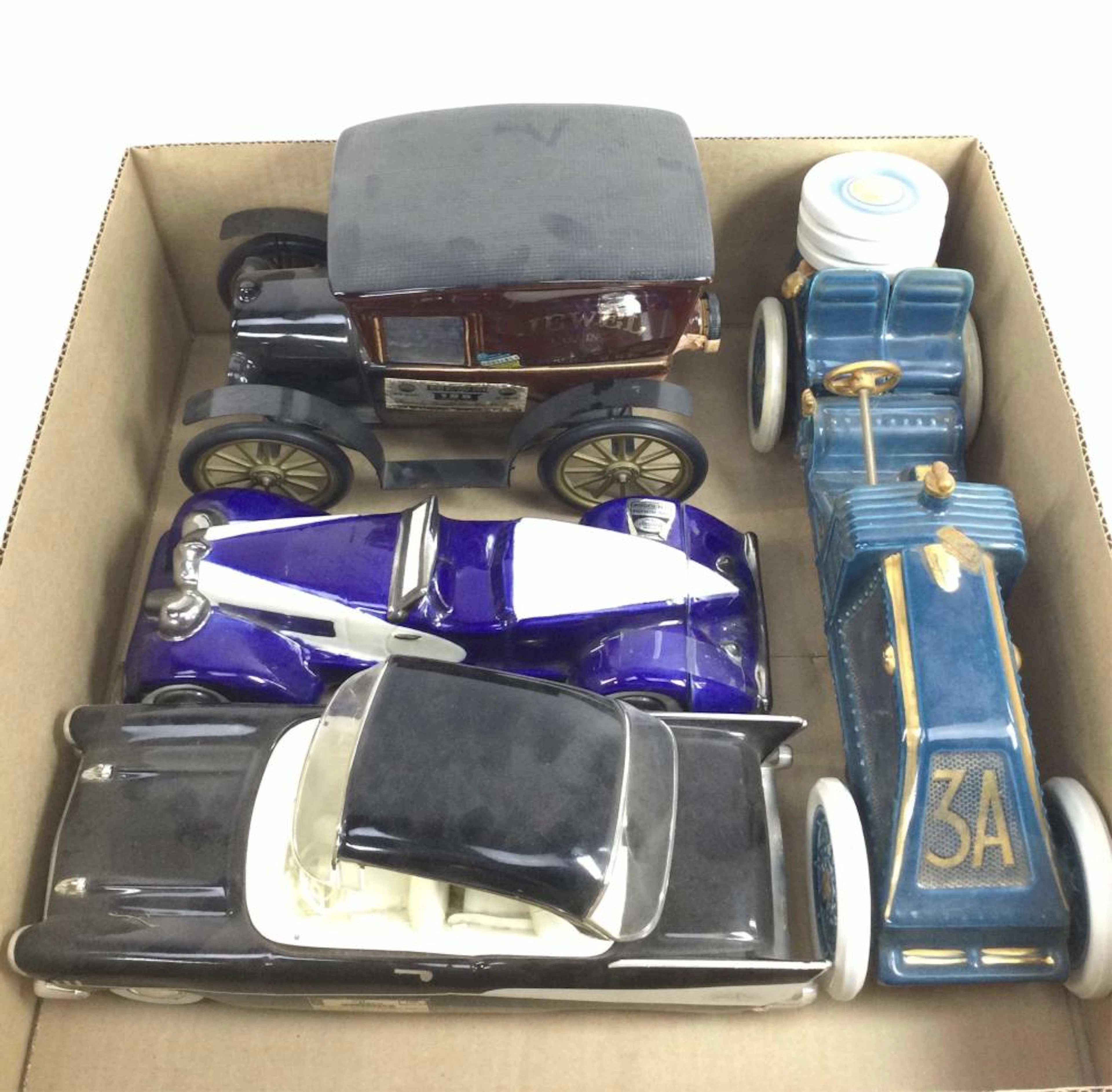 Vintage Collectors Car Liquor Decanters