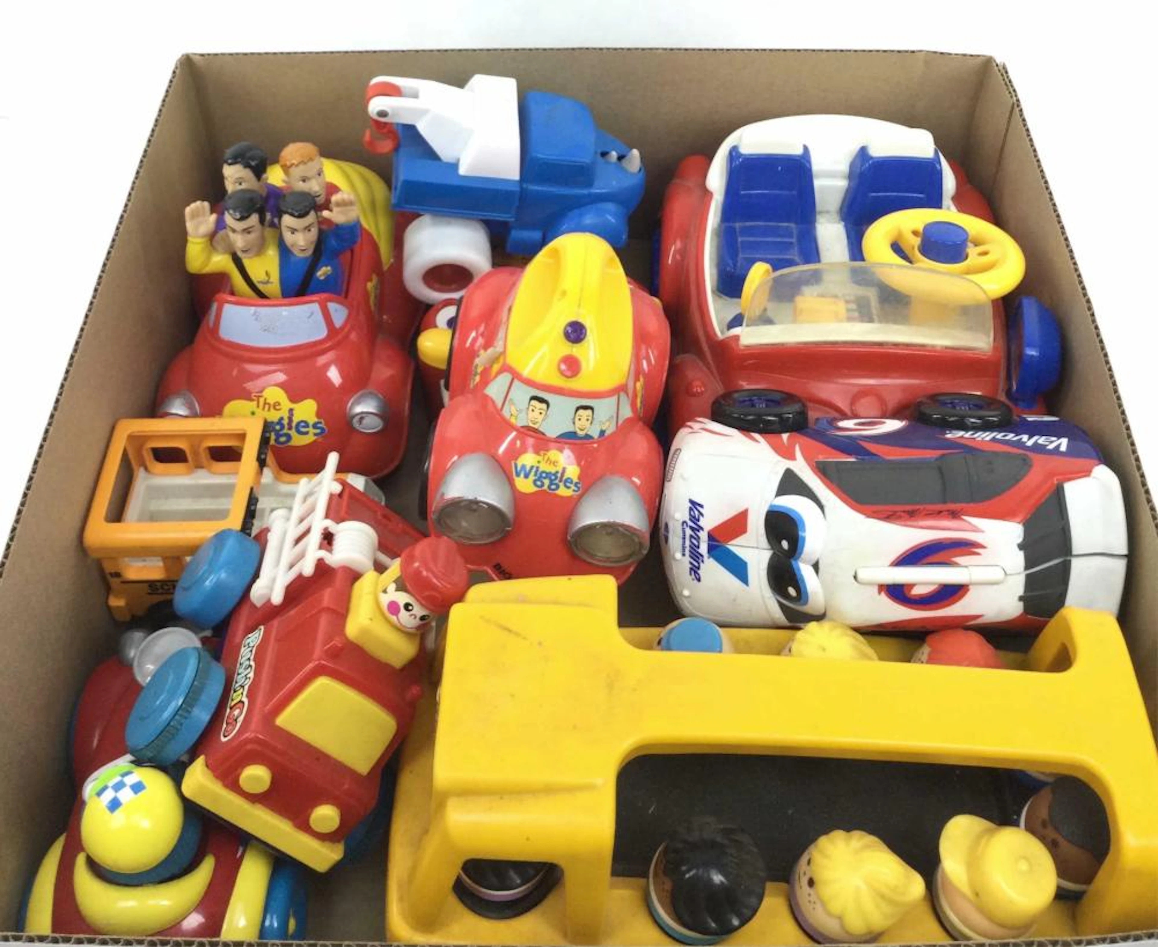 Assorted Plastic Toy Cars