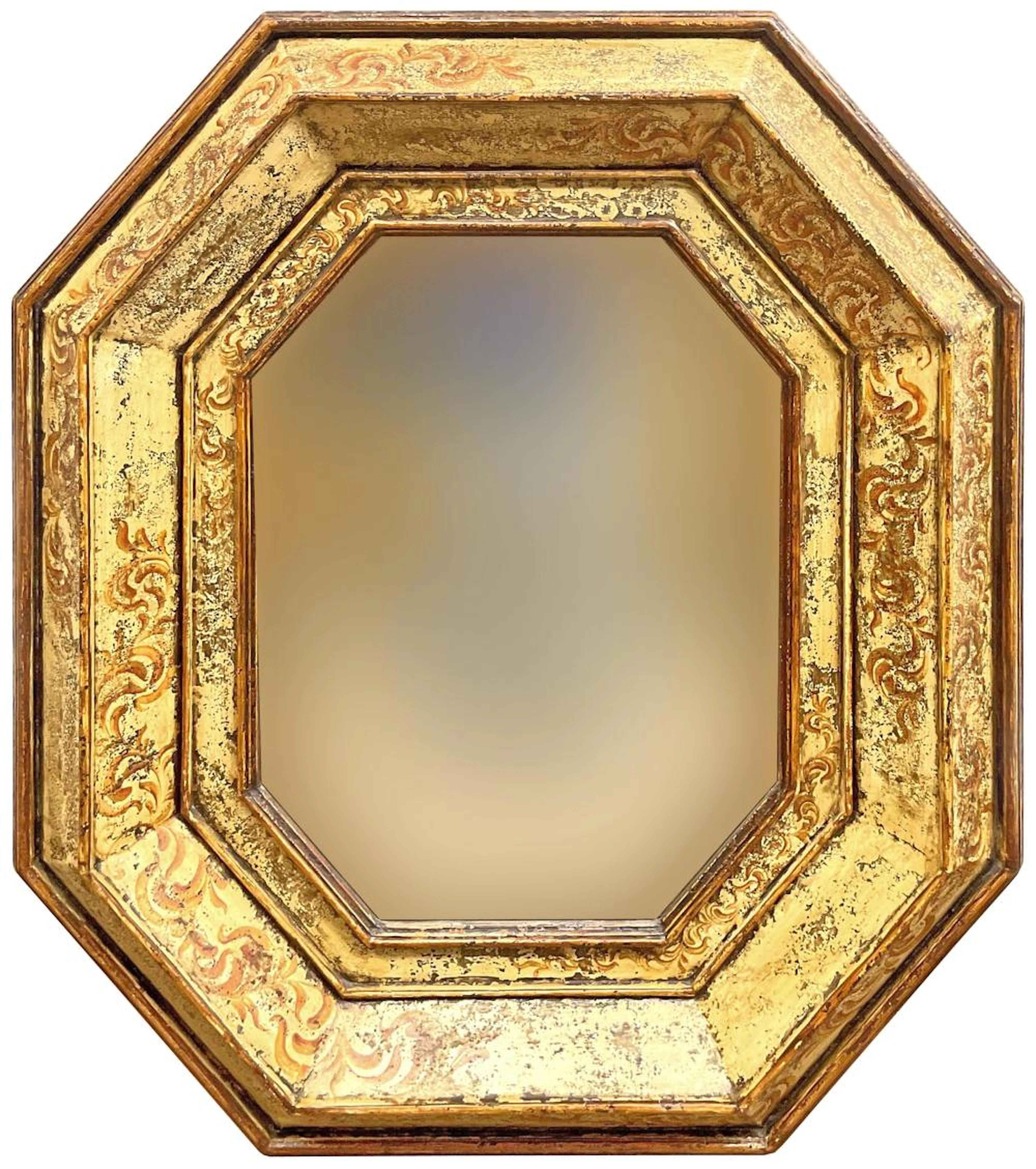 48in Italian Tuscan Style Octagonal Wall Mirror