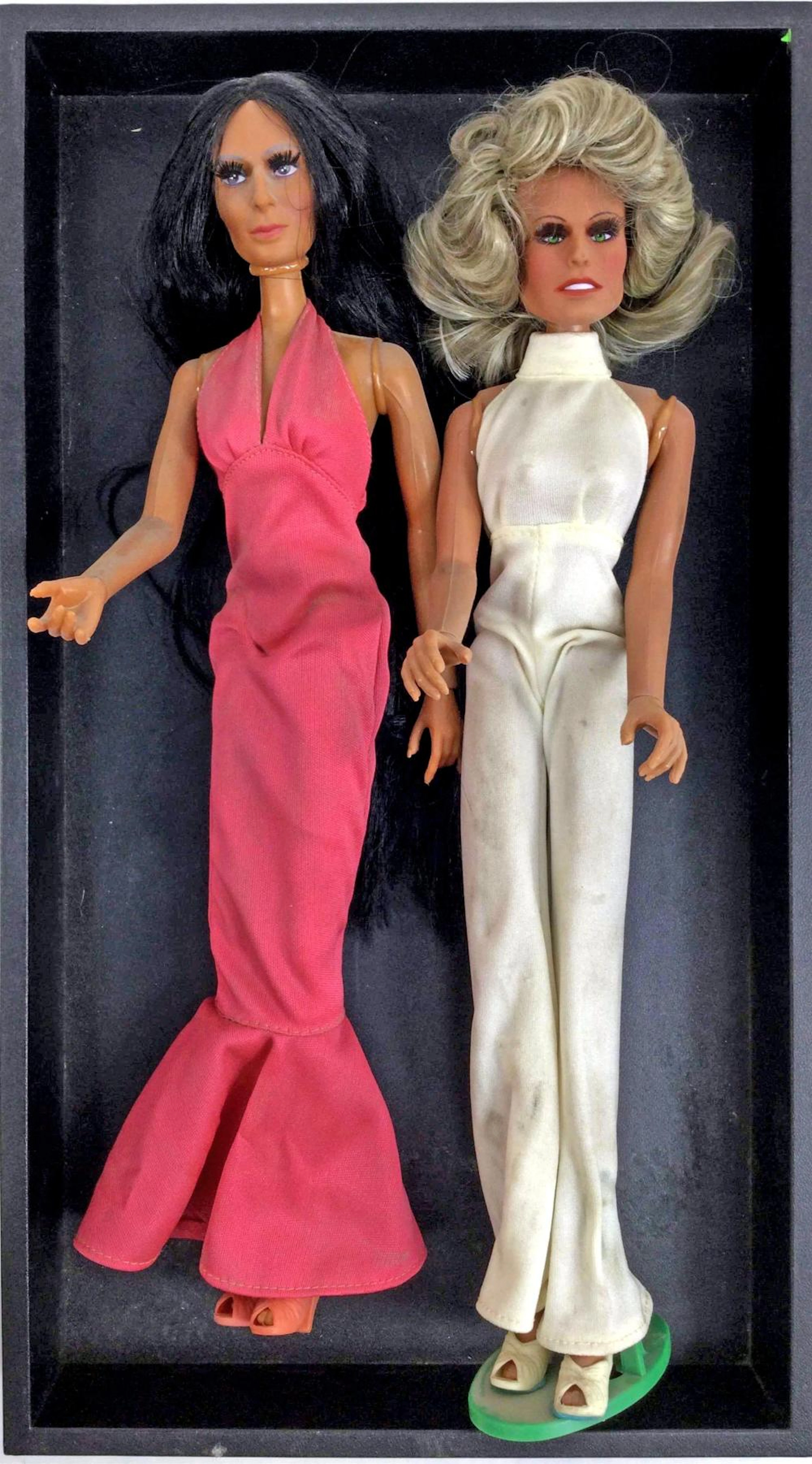 Vintage Mego Cher, Farrah Fawcett Dolls