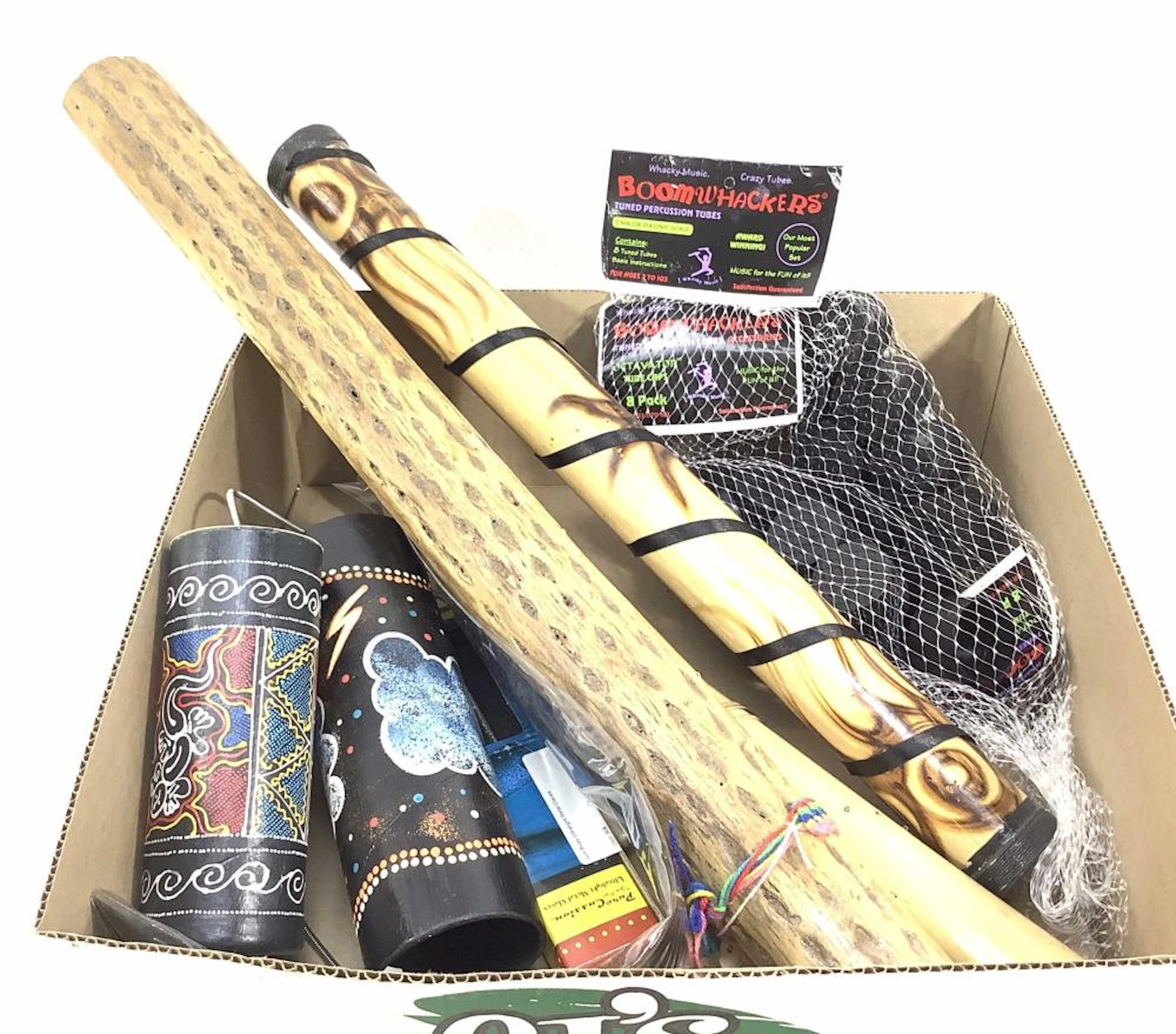 Musical Instruments, Rain Sticks, Boomwhackers