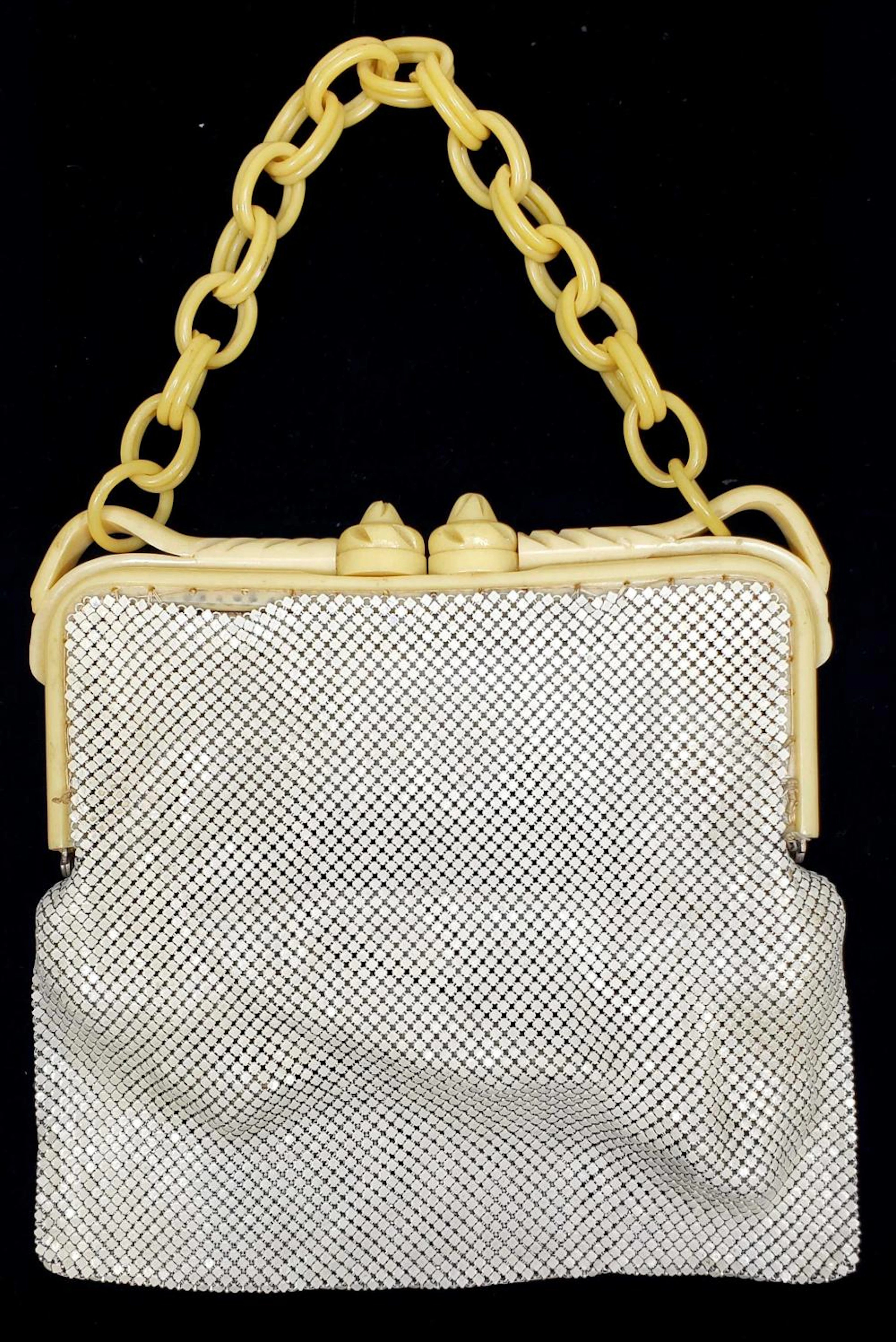 Vintage Bakelite & Metal Mesh Purse