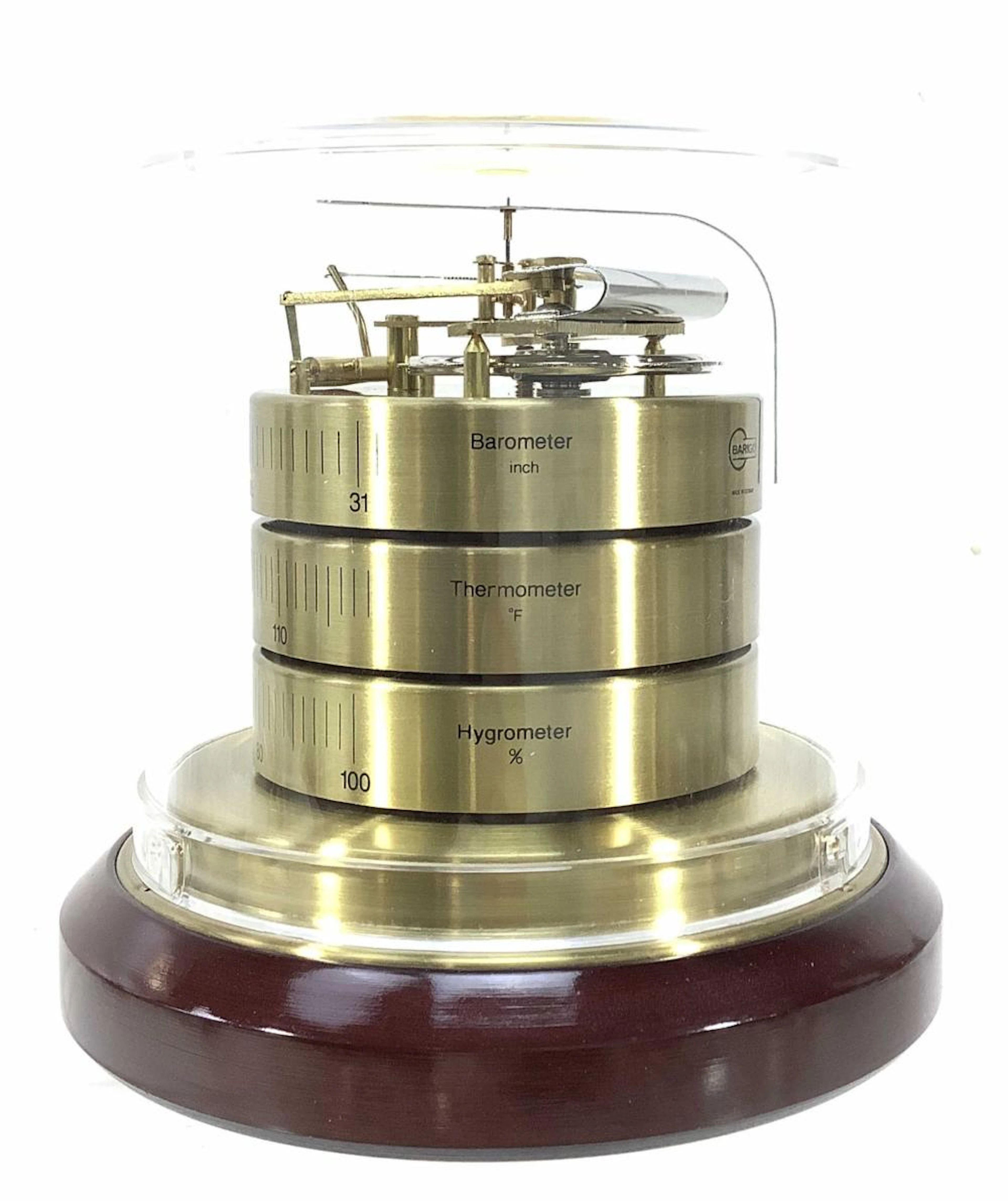 Barigo Maritime Desk Weather Station Barometer