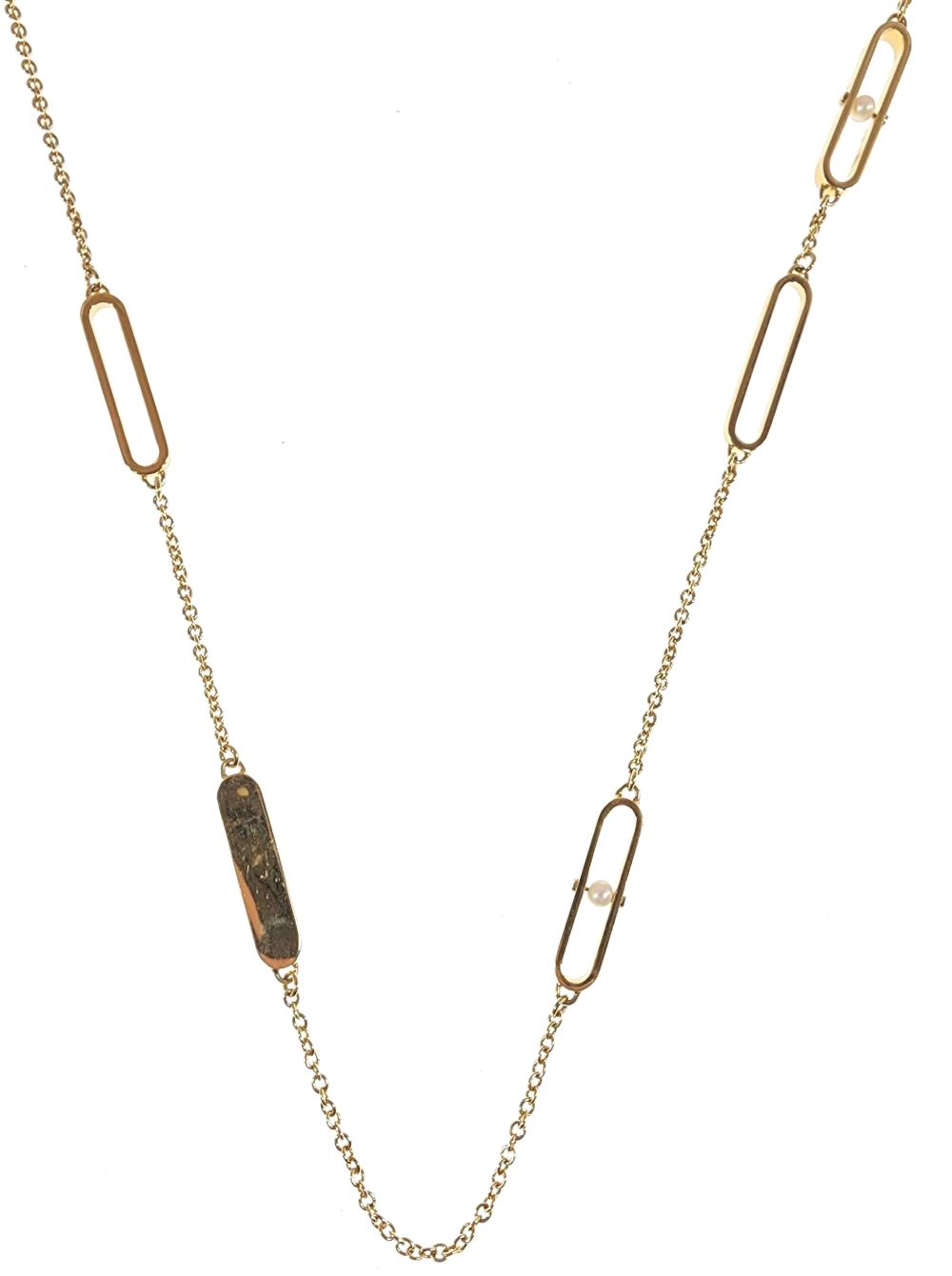 Coach Designer Pearl & Crystal Necklace