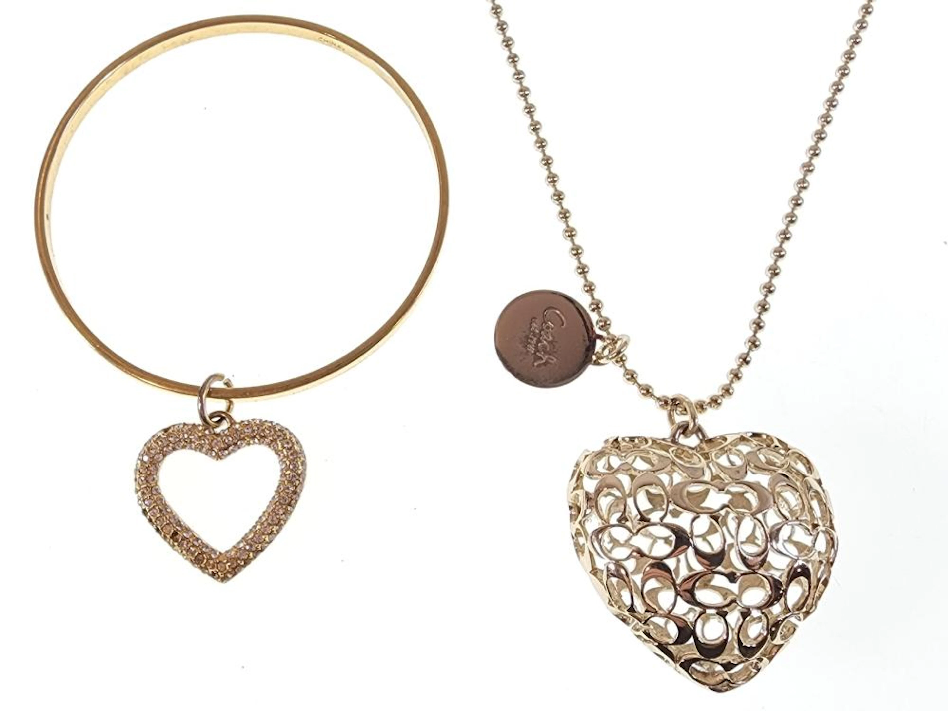 Coach Designer Necklace & Bracelet
