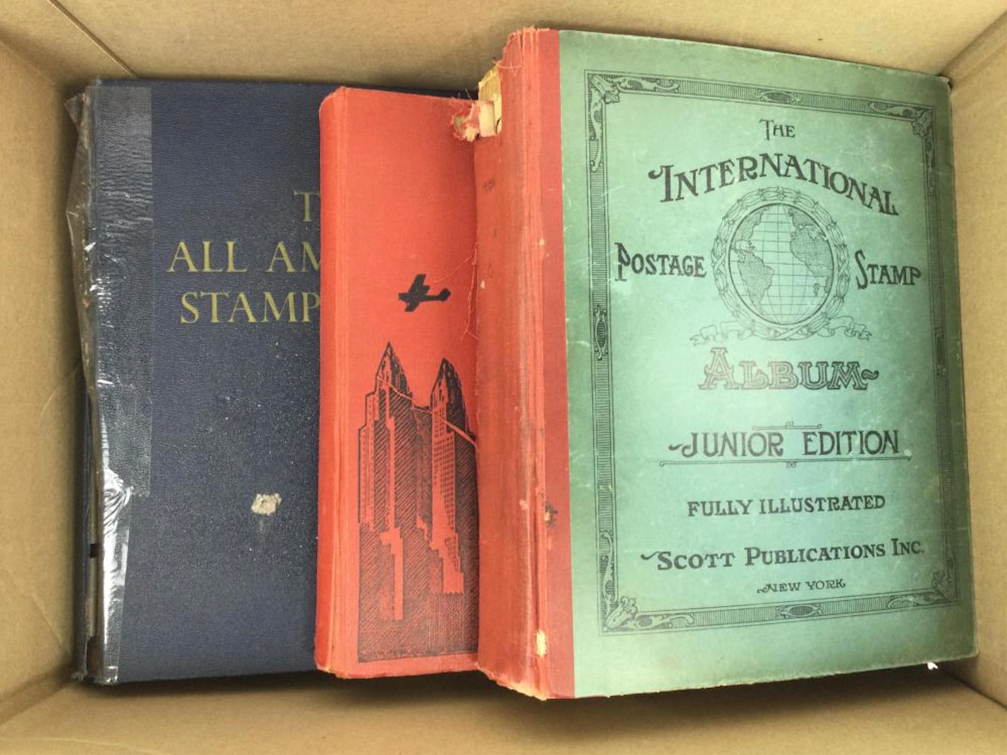 (3) Vintage Postal Stamp Albums