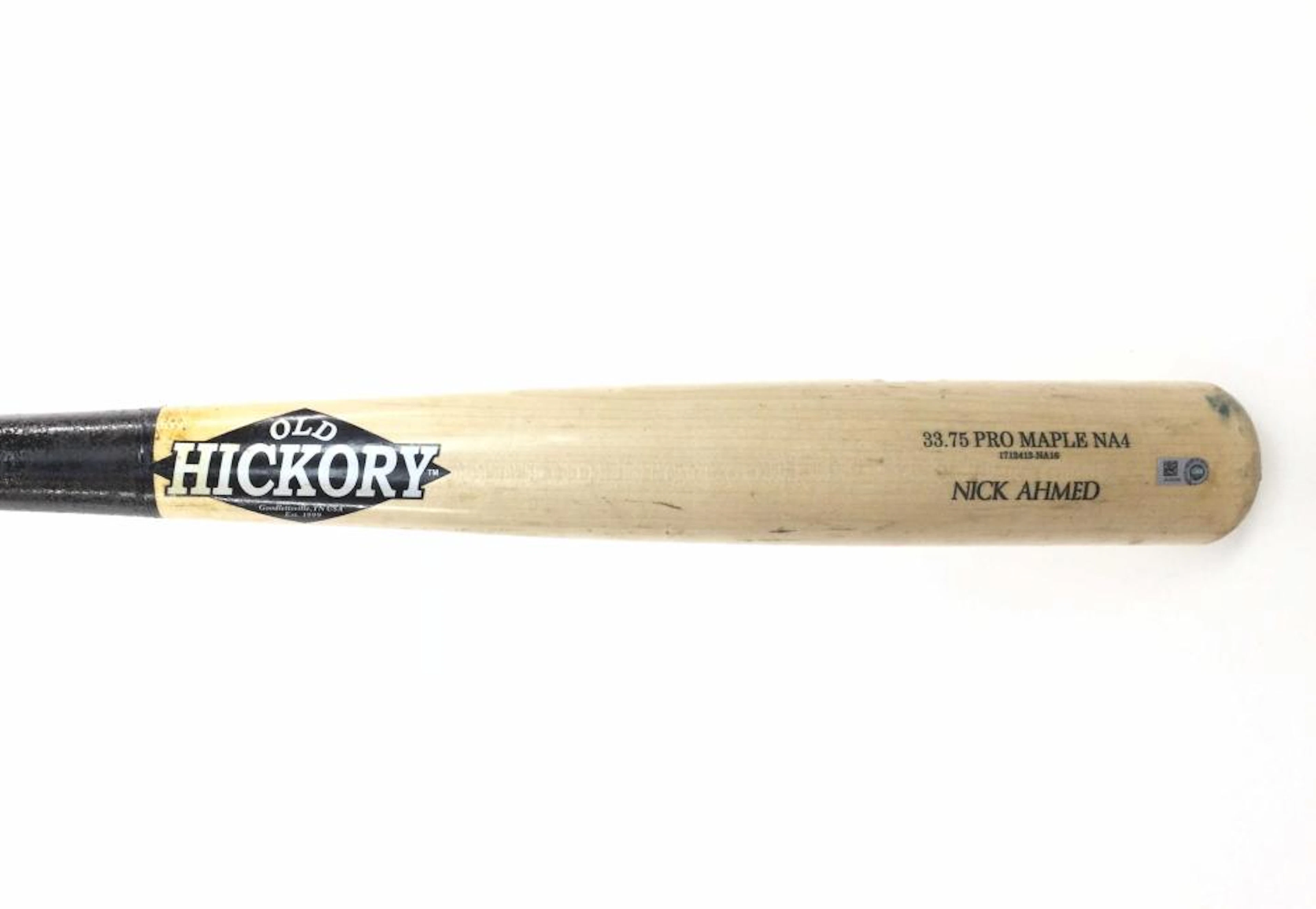 Game Used Nick Ahmed Baseball Bat
