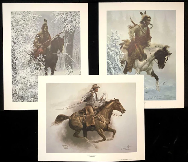 (2pc) Chuck De Haan (b.1933) Signed & Numbered Limited Edition Prints