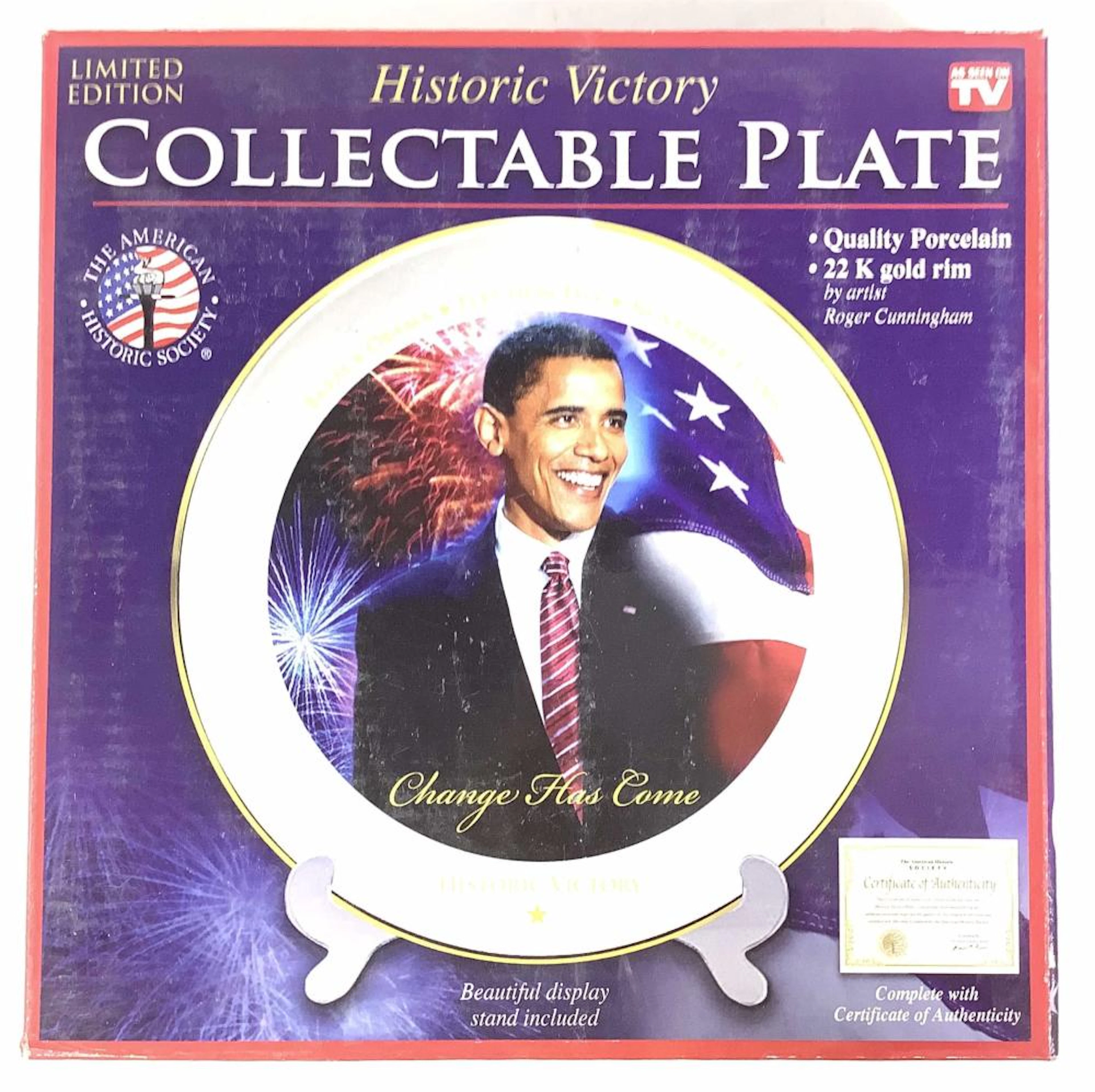 (19) Ltd Ed Barack Obama Collector Plates