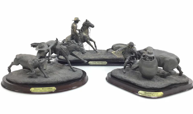(3) Bill Frank Assorted Resin Sculptures