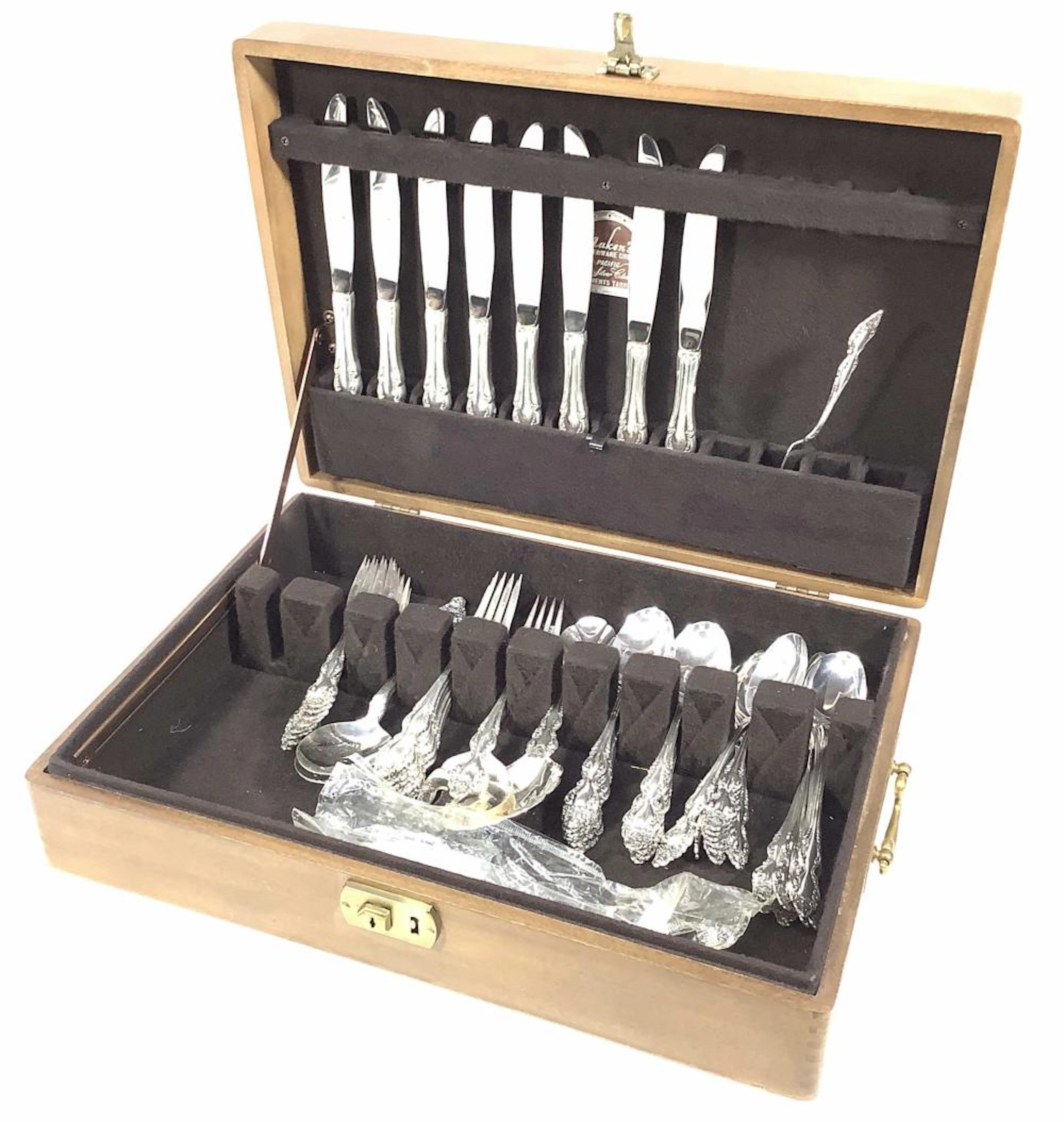 (63pc) Oneida 1881 Rogers Silver Plate Flatware