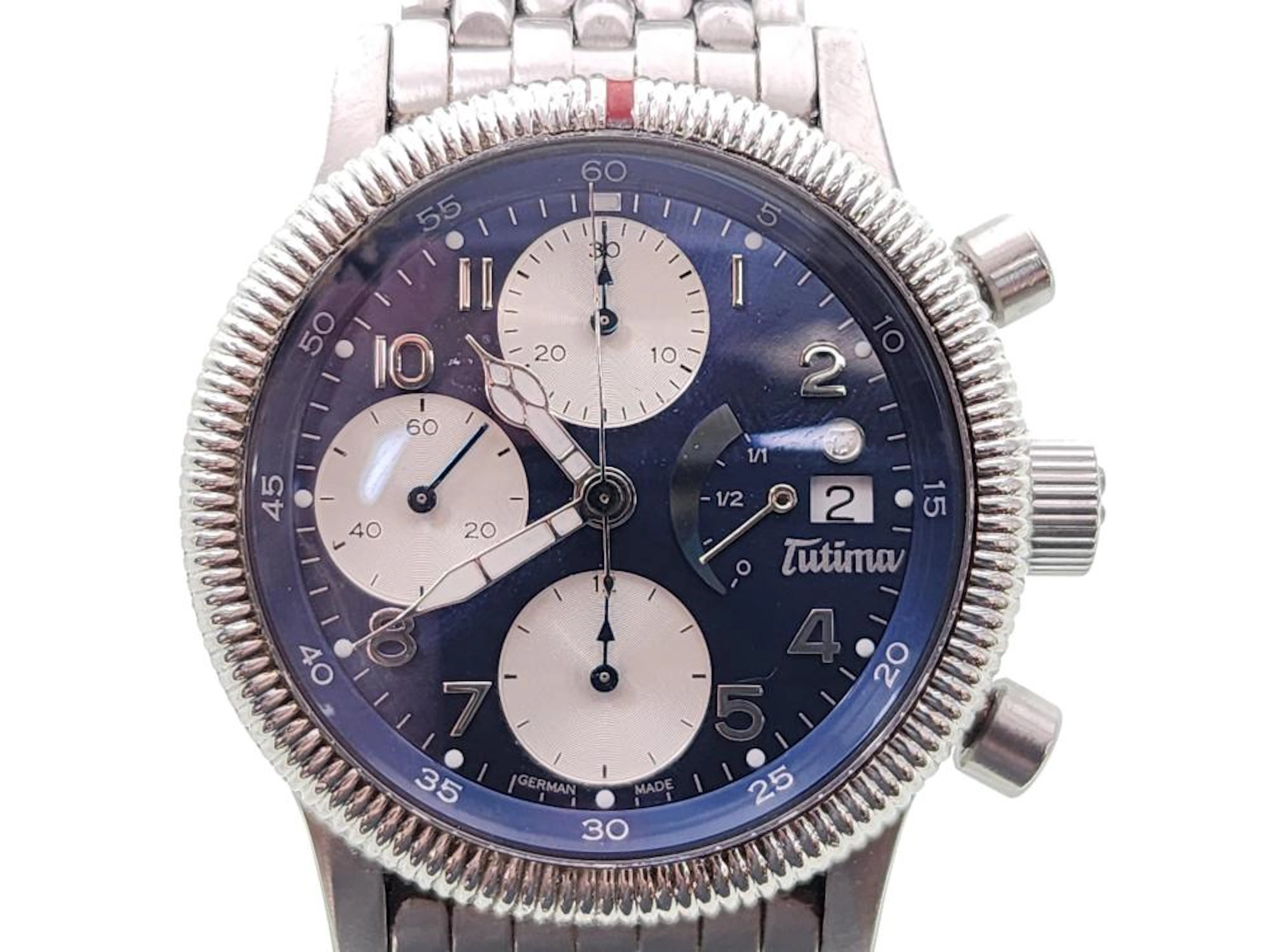 Tutima Flieger Automatic Chrono Watch With Case