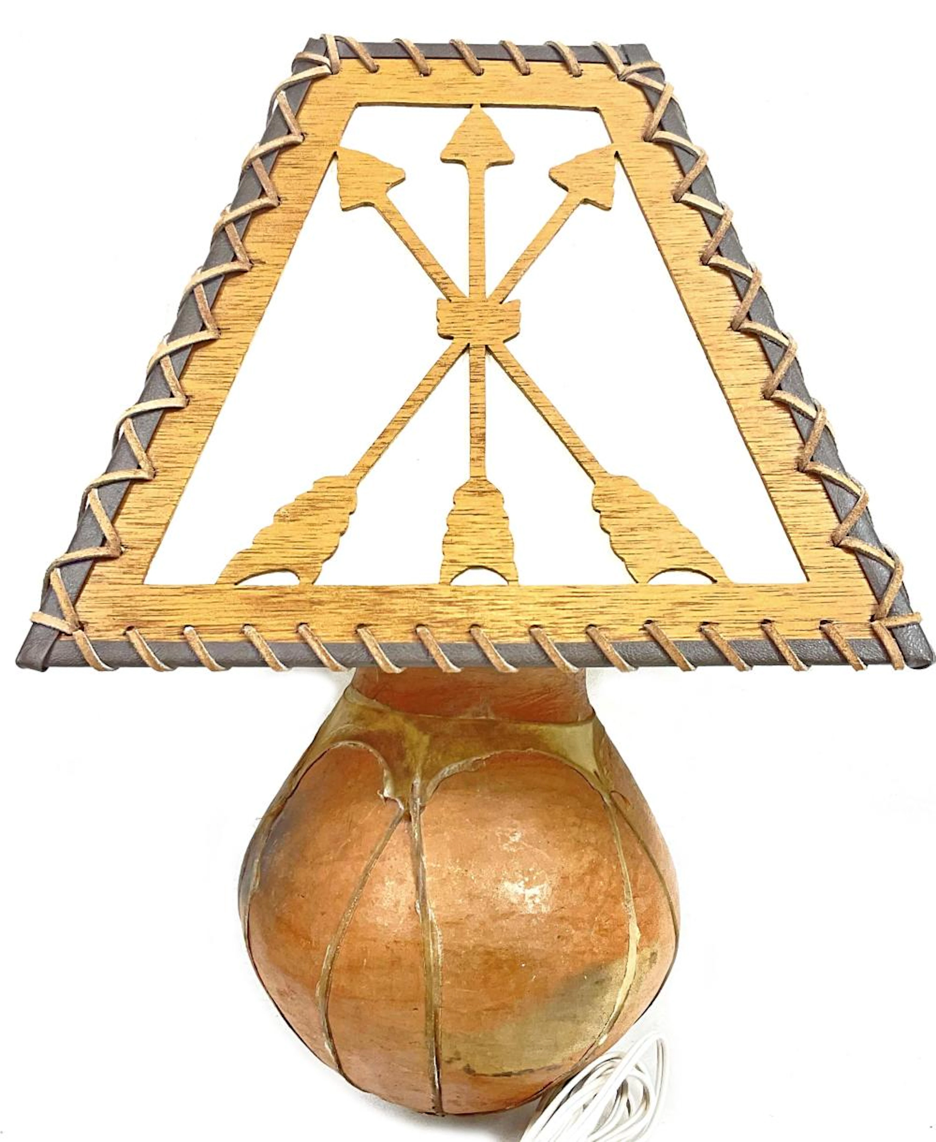 Southwestern Native American Style Table Lamp