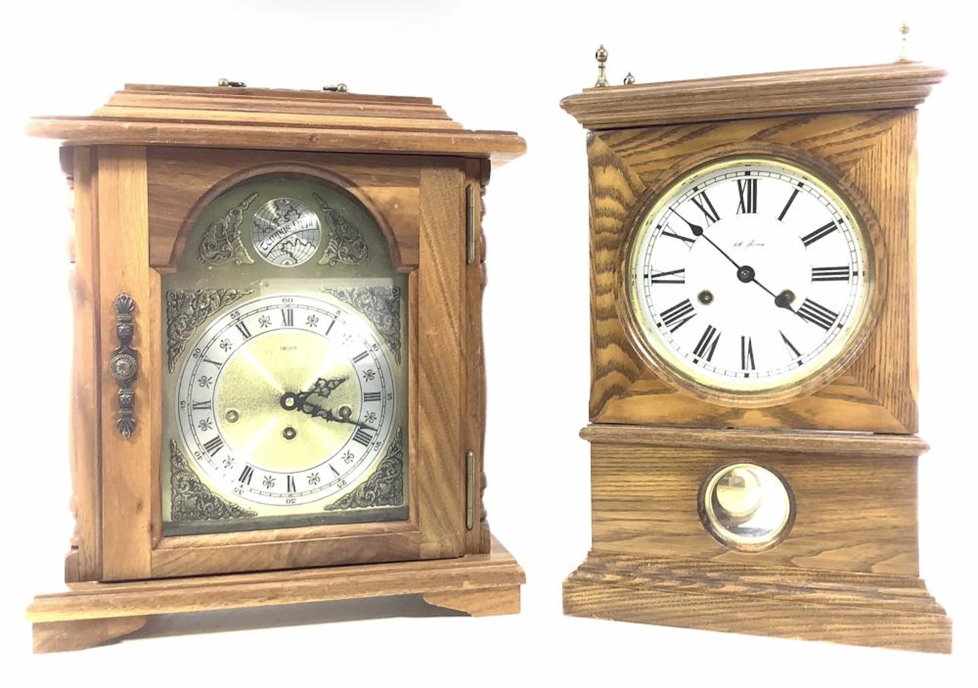 (2) Mantle Clocks, Seth Thomas & Frank Hermle