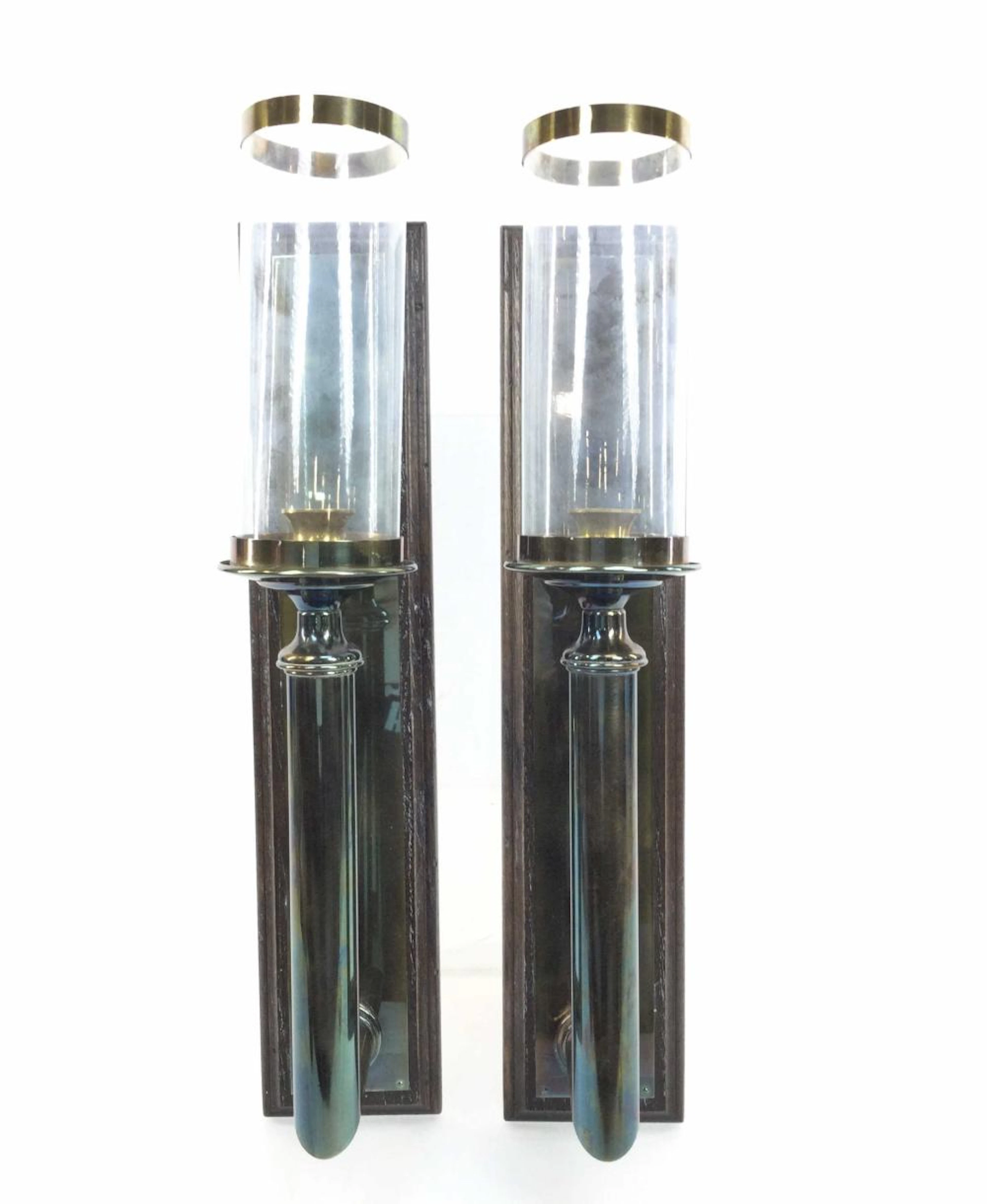 (2) Mid Century Modern Wall Sconces