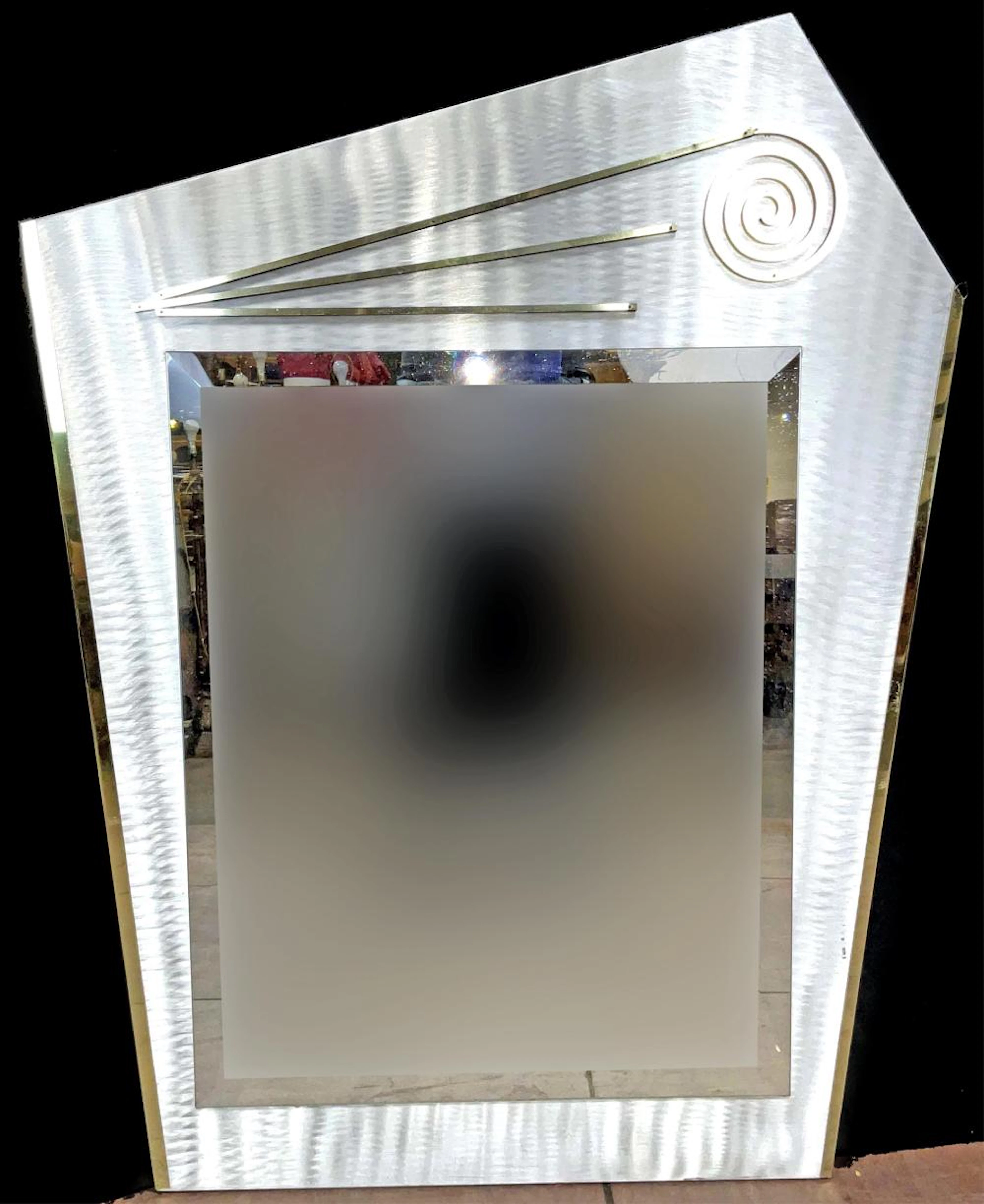Contemporary Style Hanging Wall Mirror