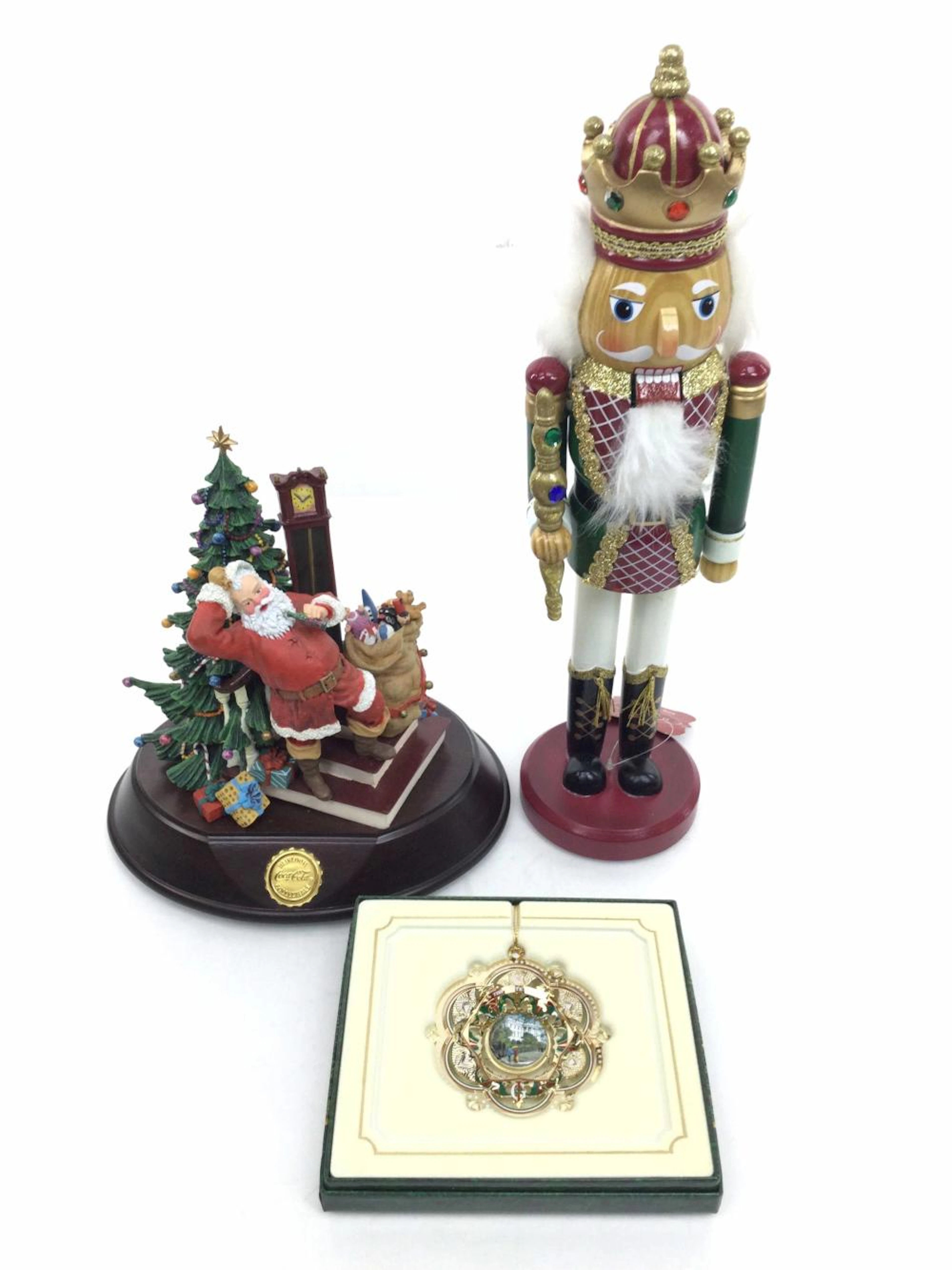 (3pc) White House Ornament, Nutcracker