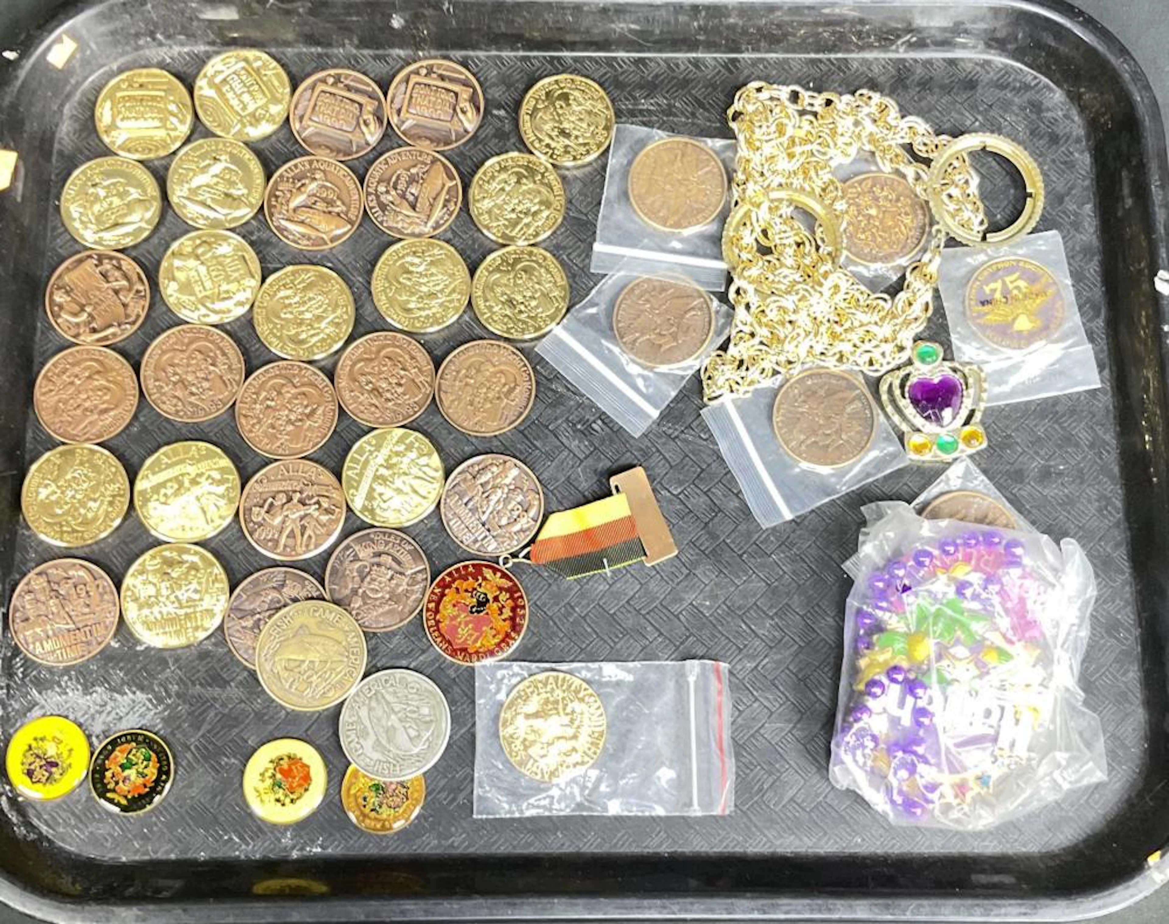 (30+) 1990s Mardis Gras Doubloons Coins