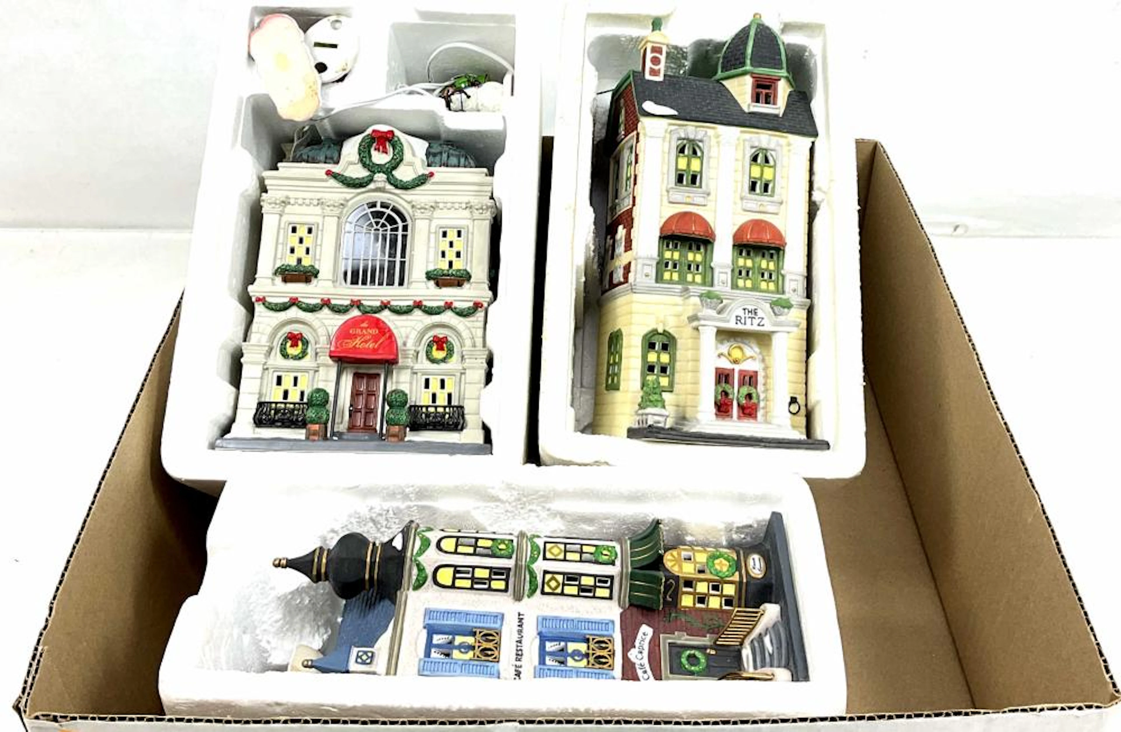 (3pc) Department 56 Ceramic Buildings