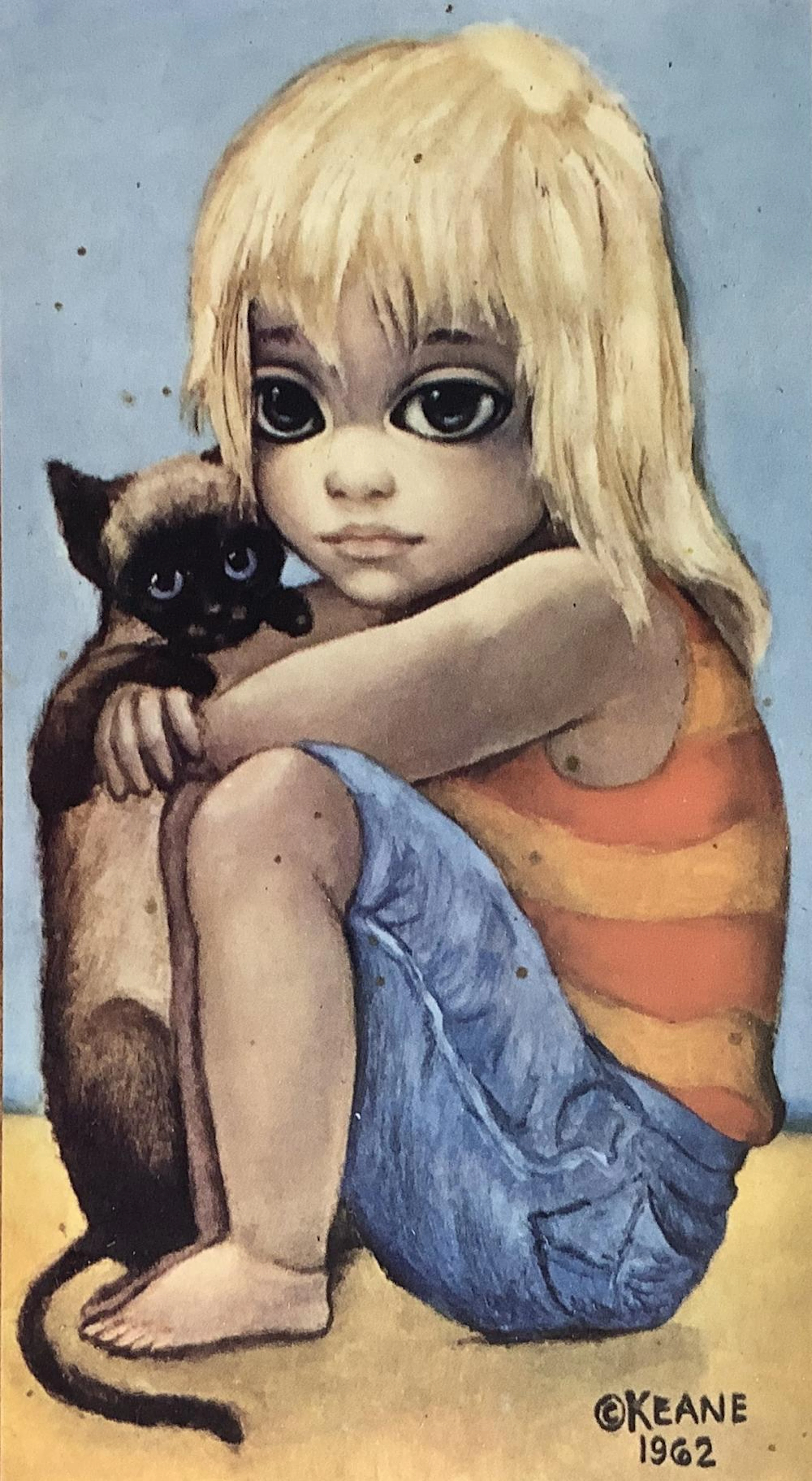 Vintage Ephemera, Cats, Margaret Keane