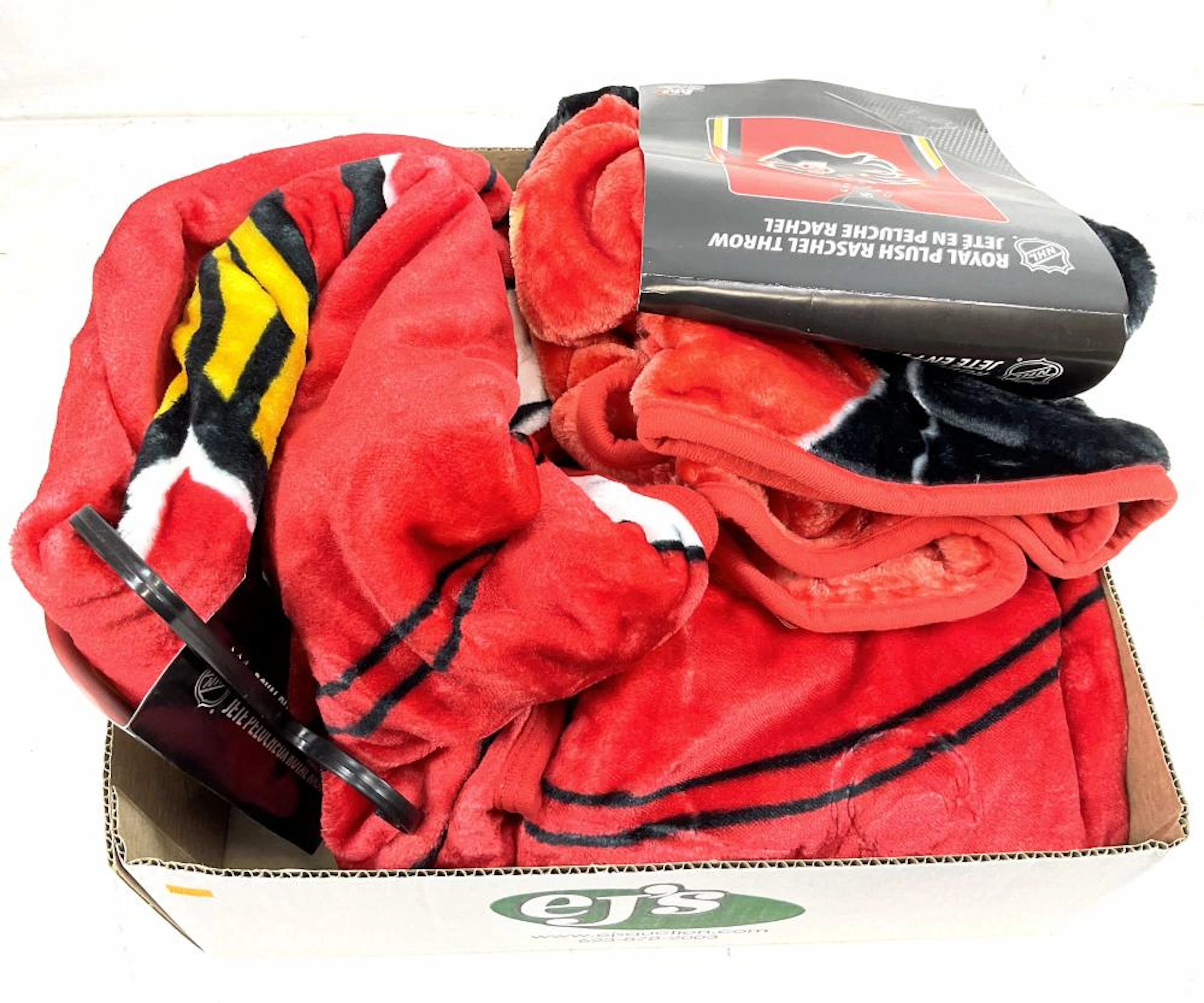 Assorted NHL Plush Throws