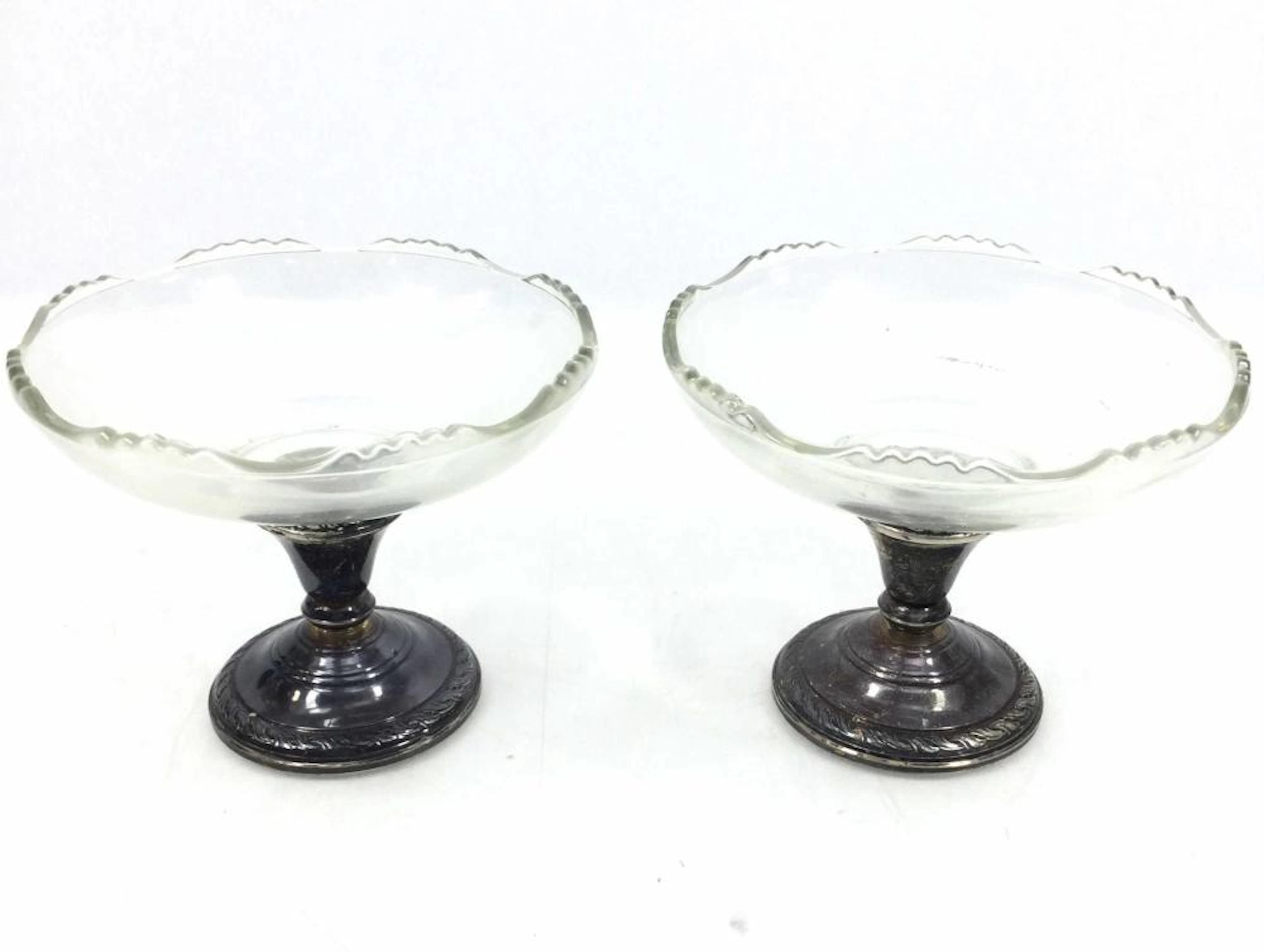 (2pc) Amston Weighted Sterling Silver Compotes