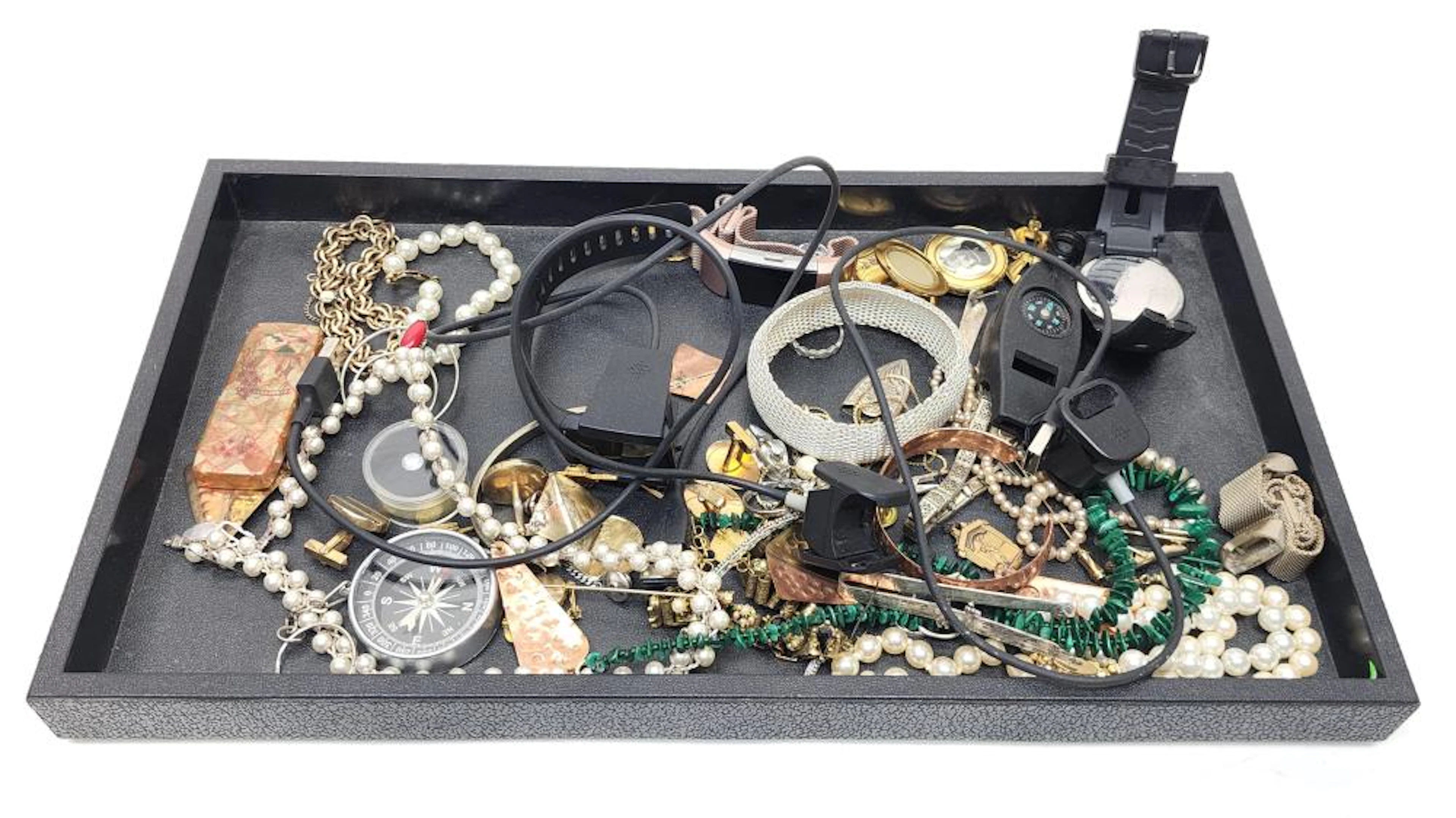 Fashion Jewelry, Compass, Fitbit Watch, Locket