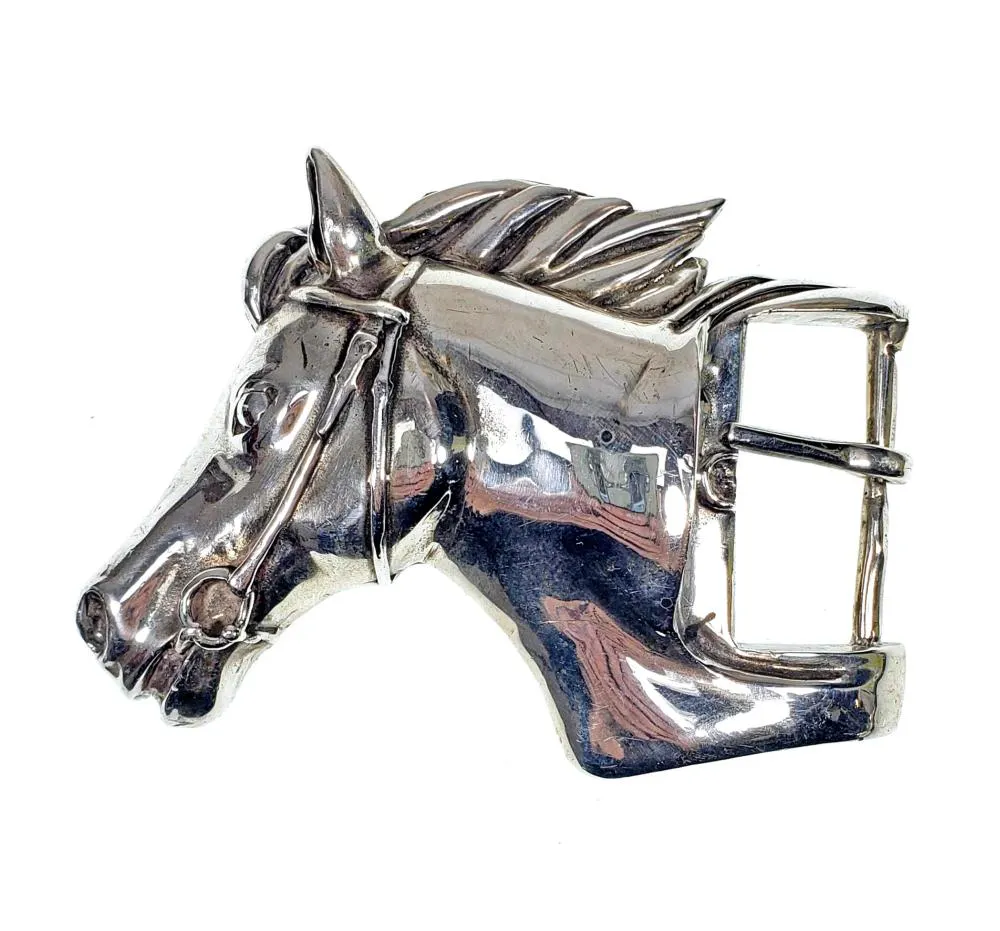 Auction price result for kieselstein cord belt buckles 