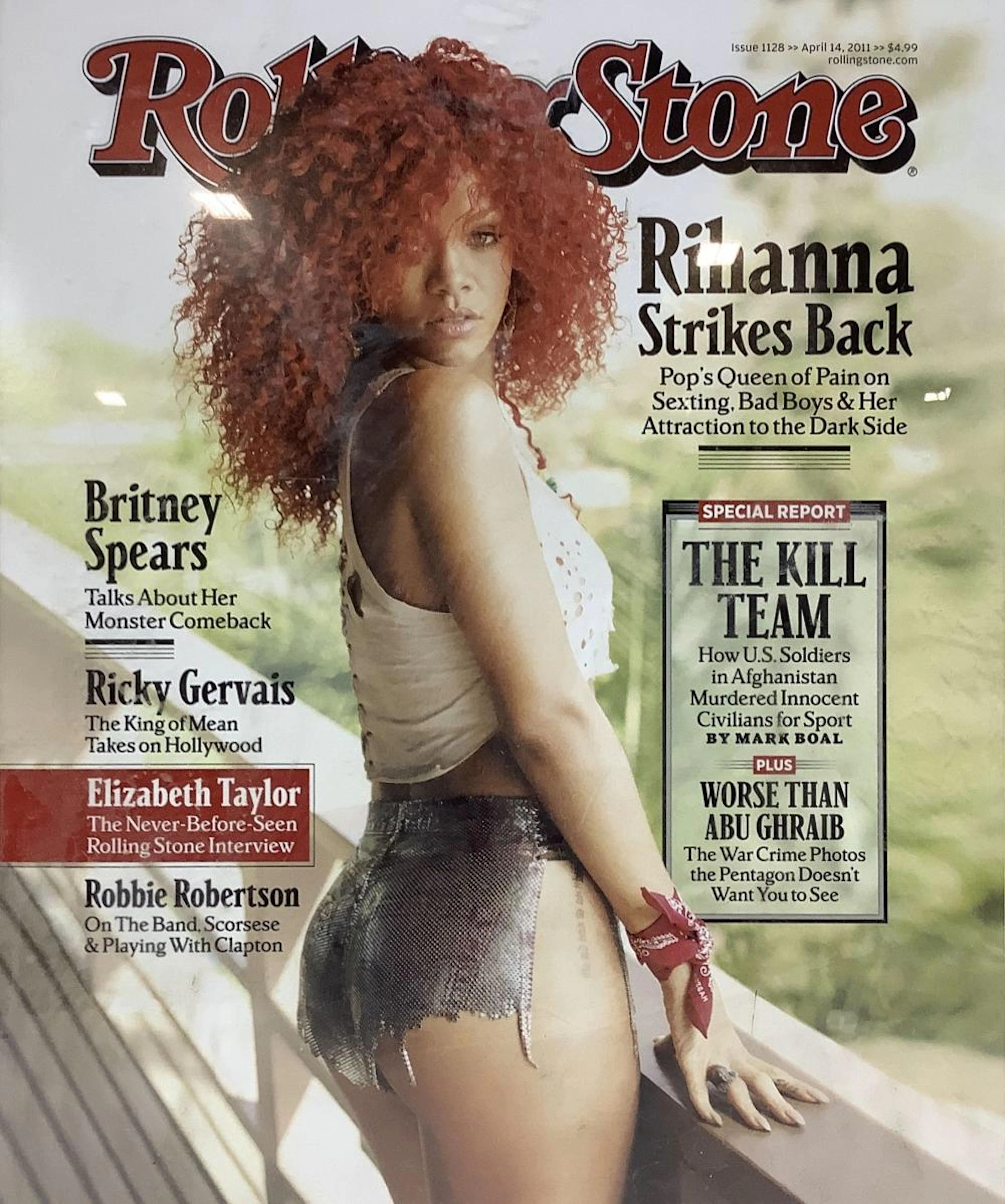 Framed Rolling Stone Rihanna Strikes Back