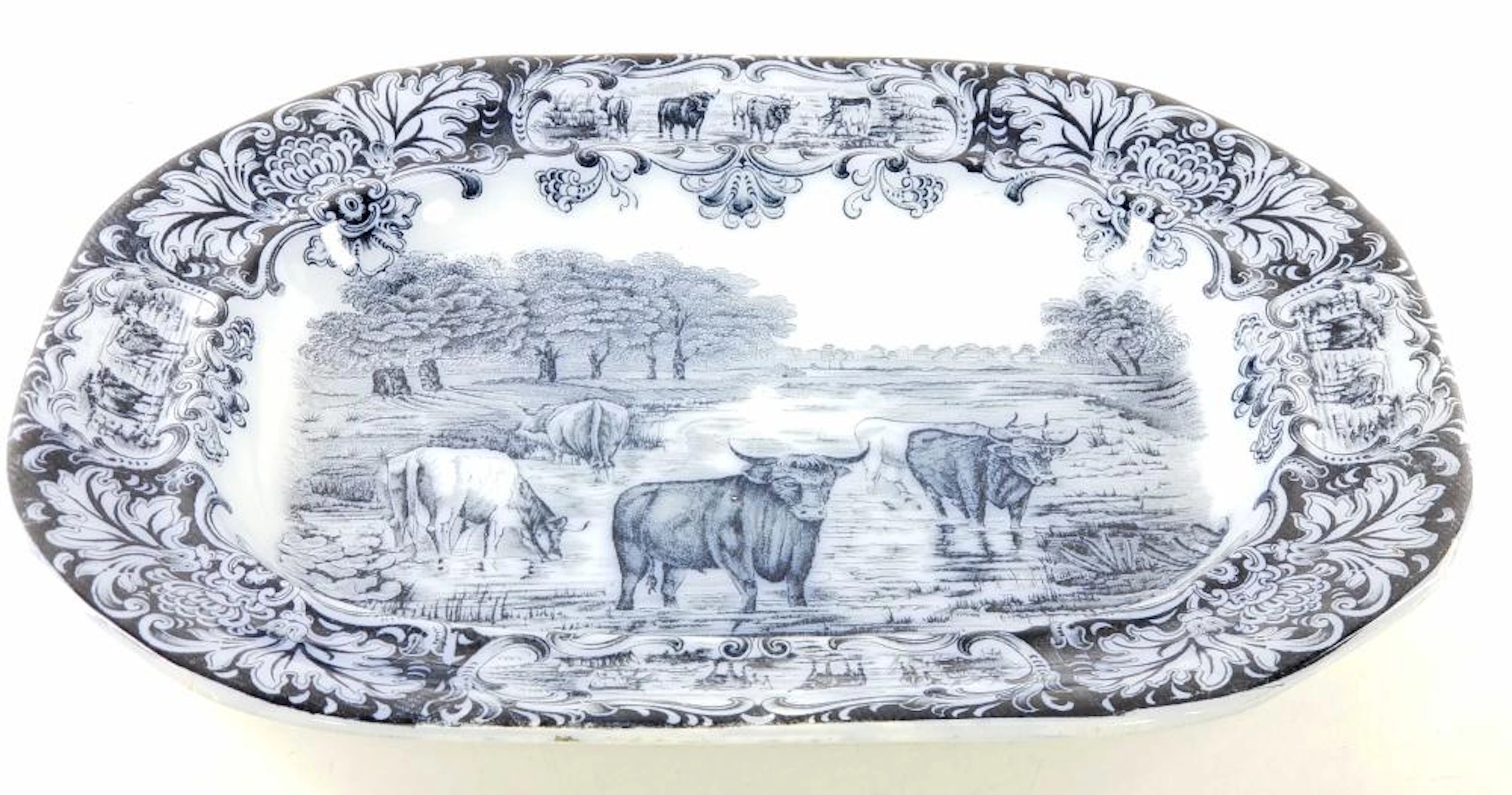 Antique Wedgwood Porcelain China Platter
