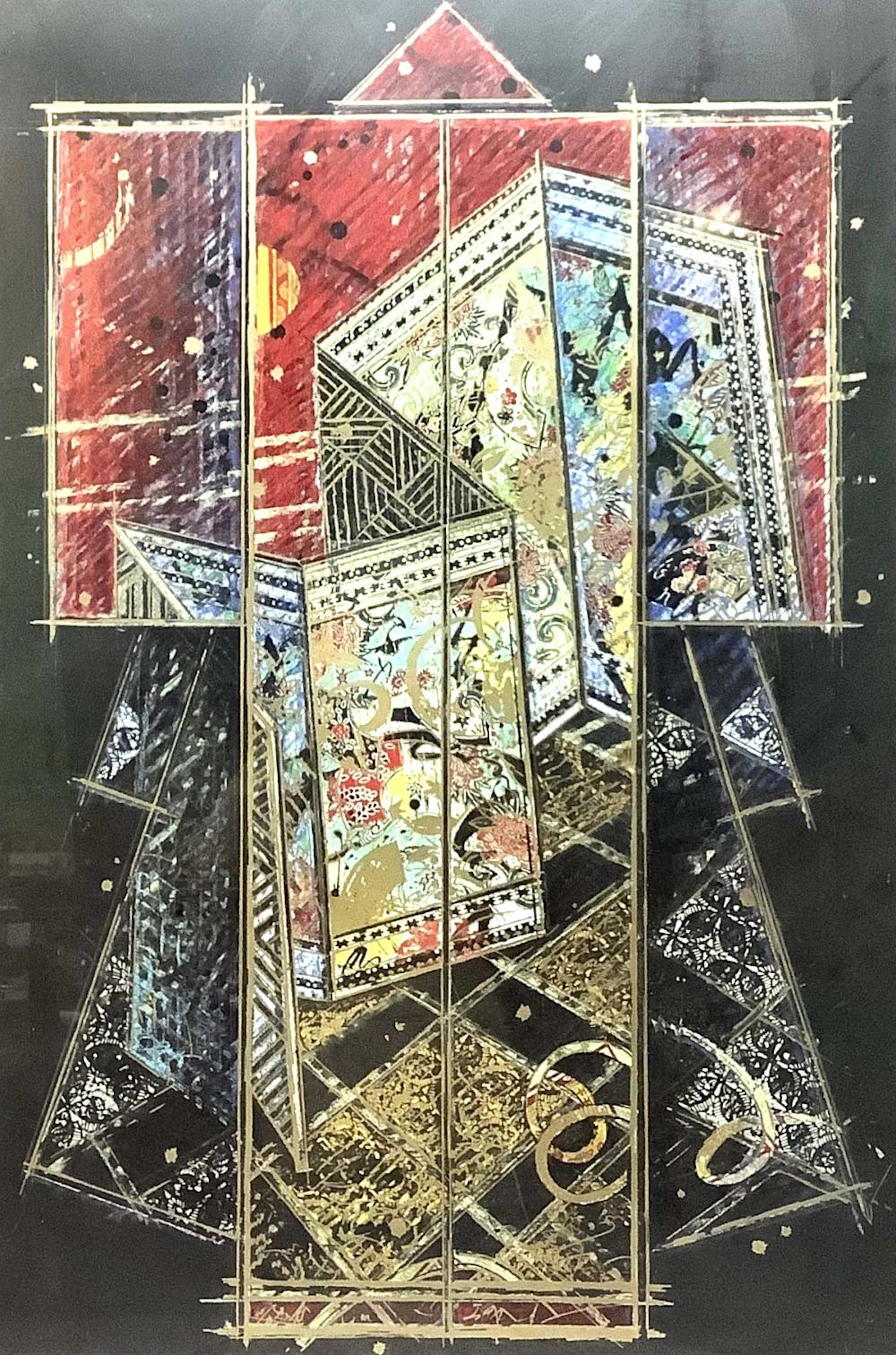 William Gatewood 'Kimono' Framed Lithograph