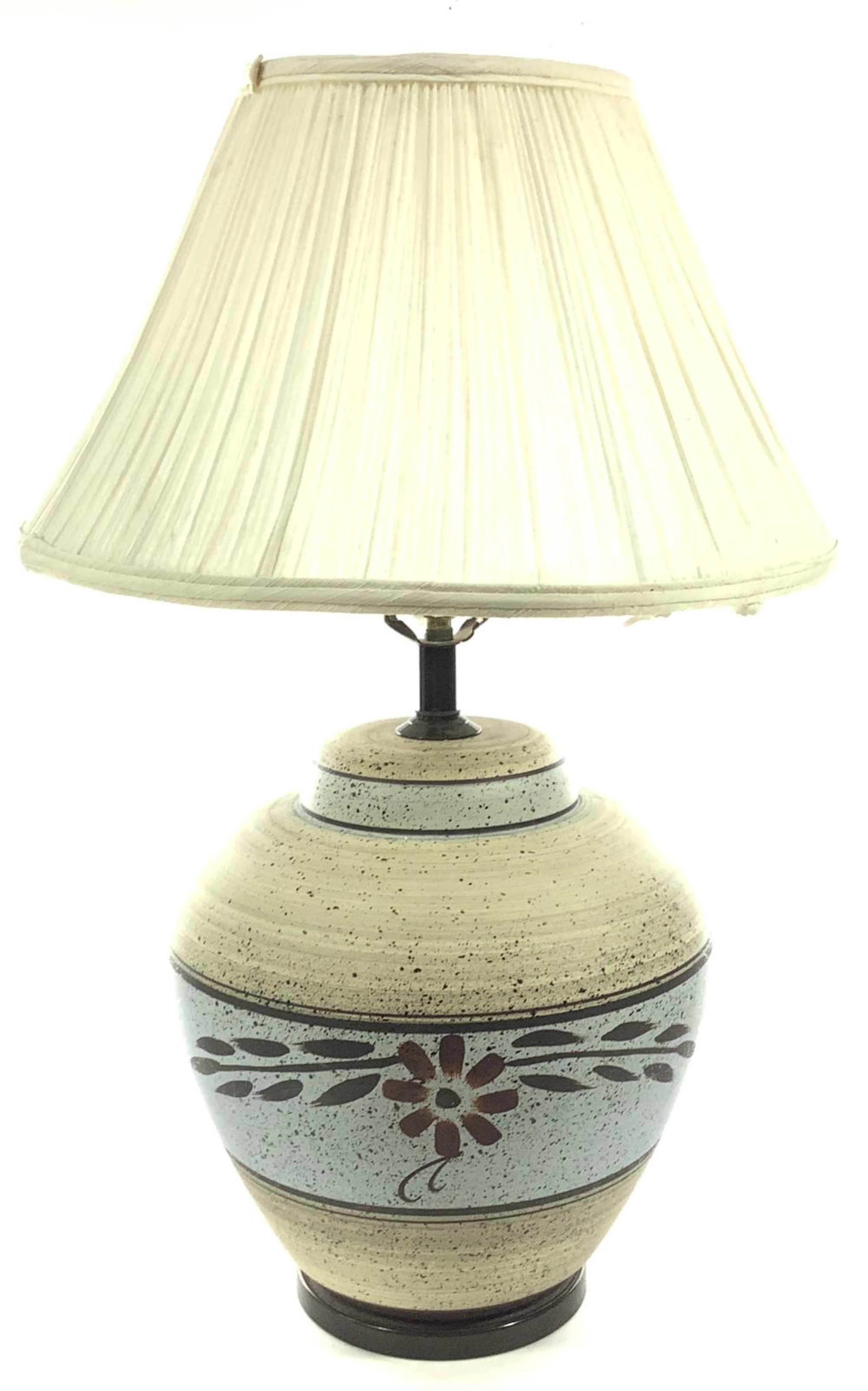 Southwestern Style Metal Table Lamp