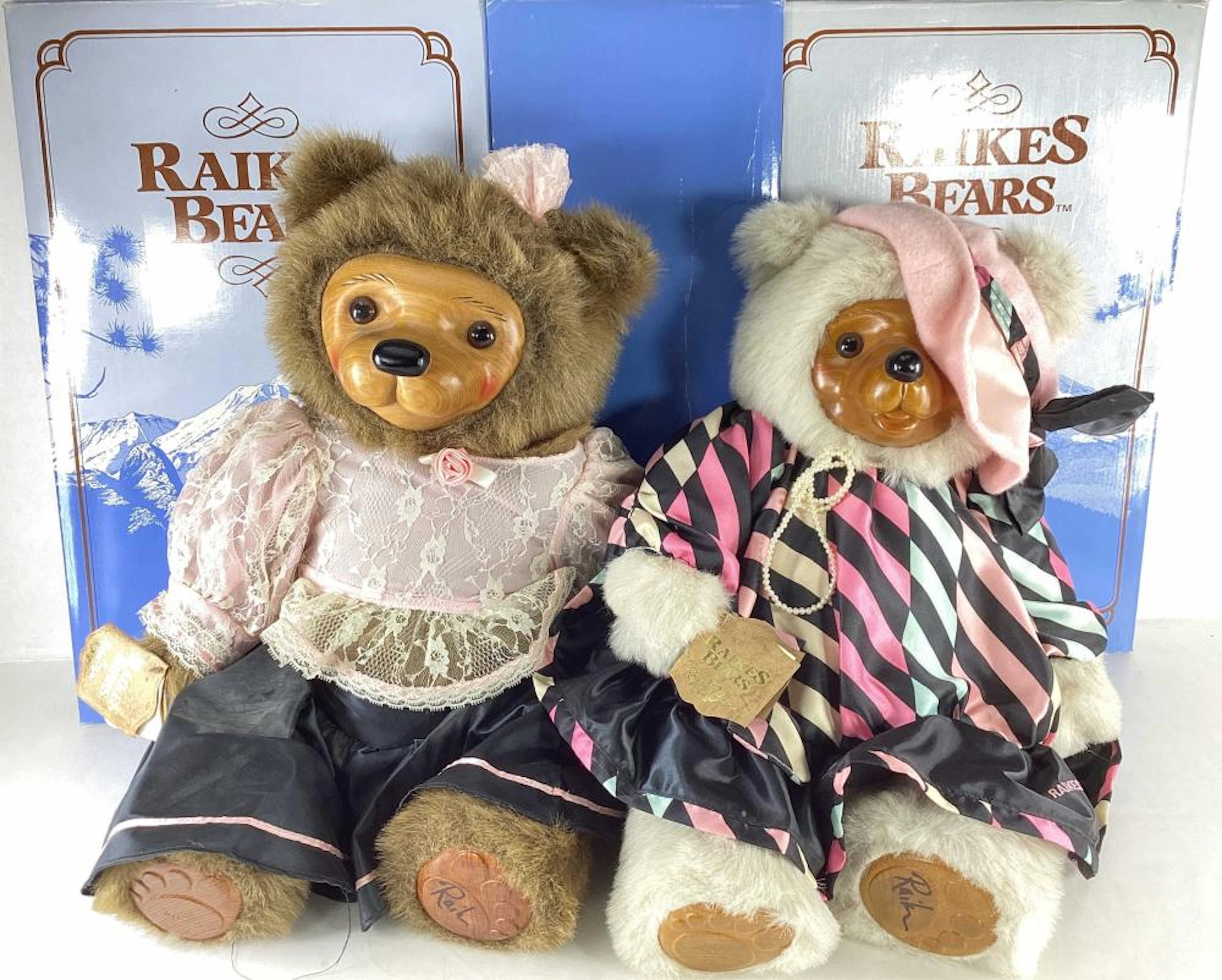 (2) Vintage Limited Edition Raikes Bears