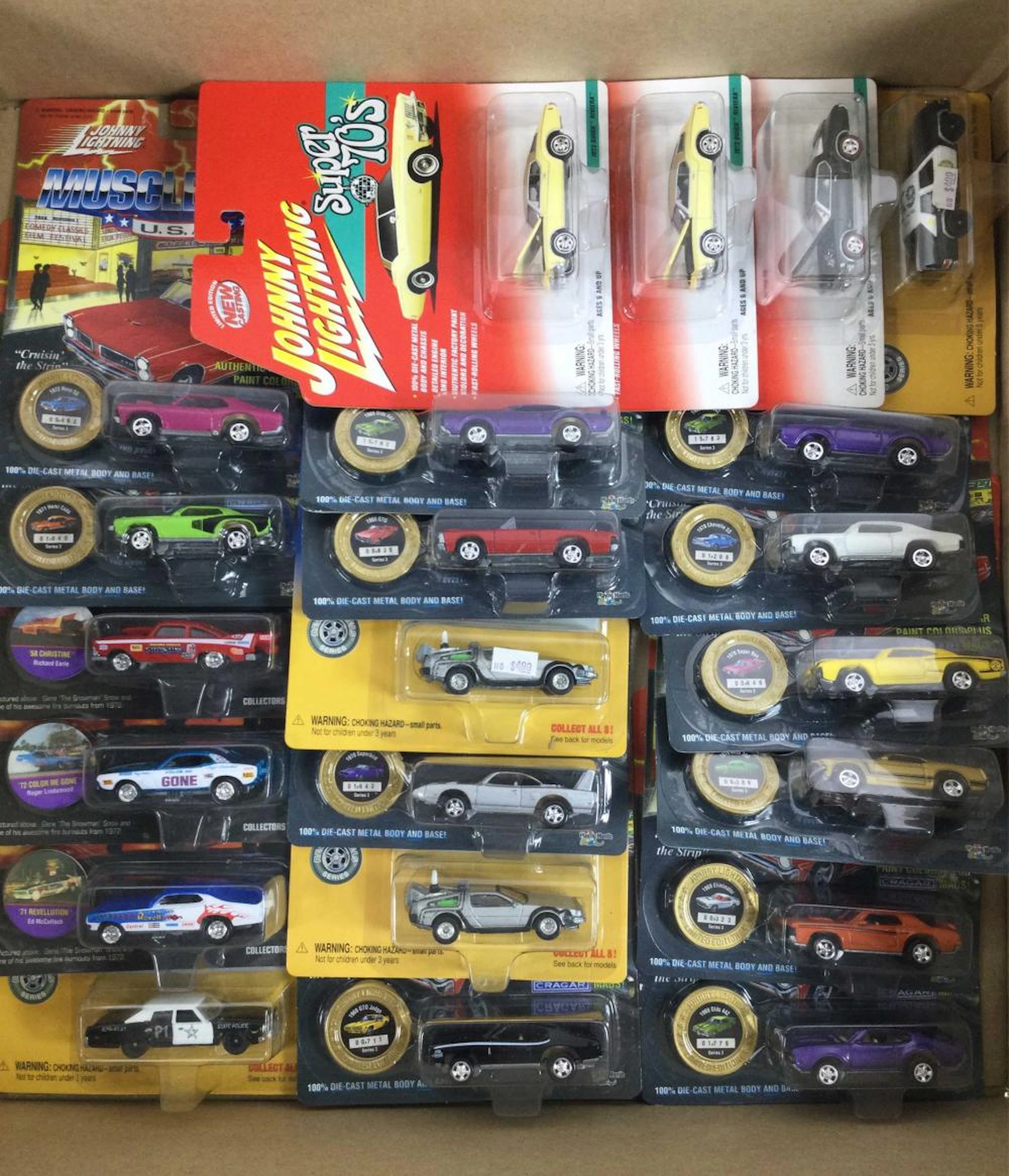 (22) Johnny Lighting Diecast Cars
