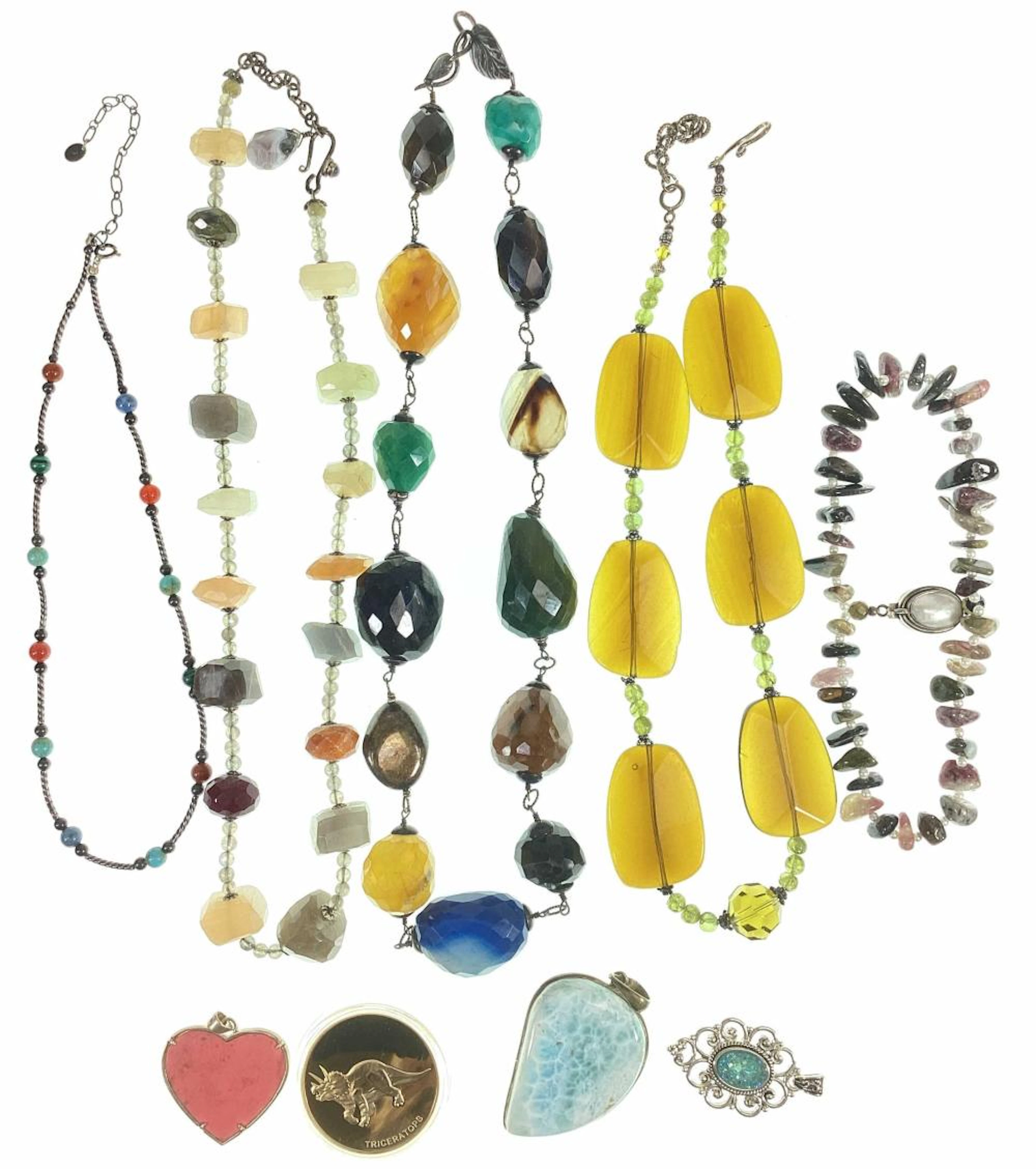 Mineral & Sterling Necklaces & Pendants