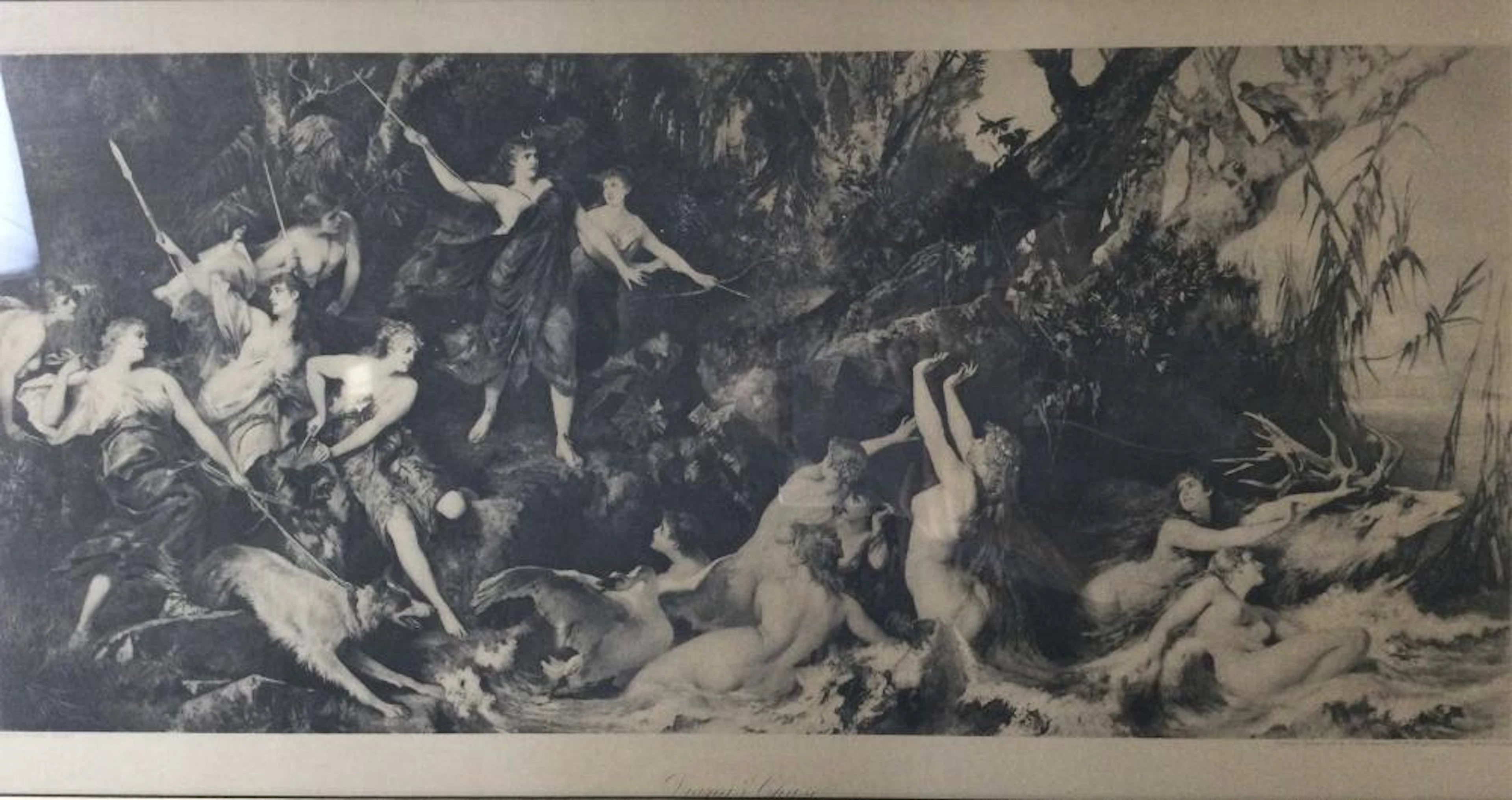Hans Makart ?Diana?s Chase? Print