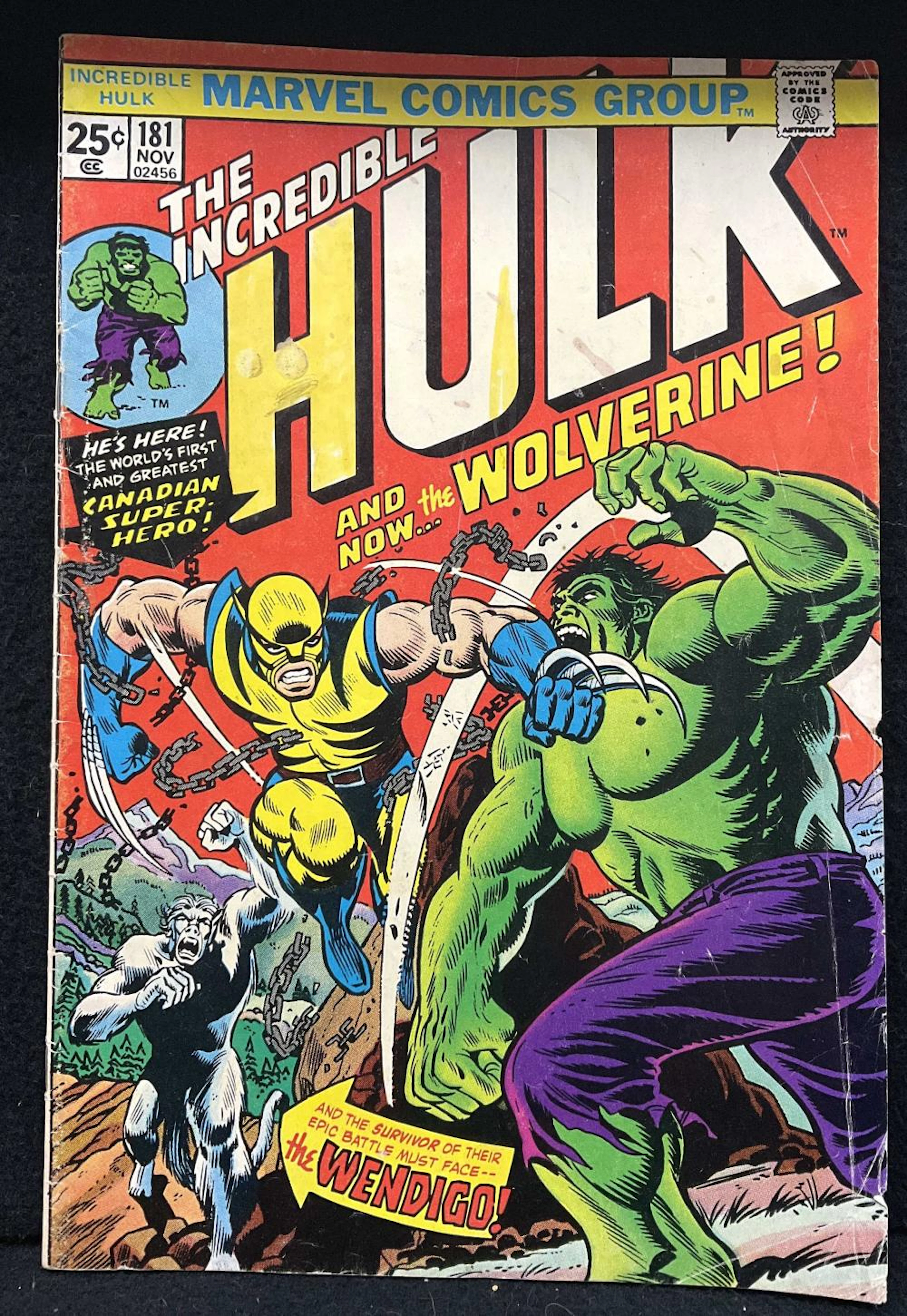 Marvel Comics The Incredible Hulk Comic Book #181