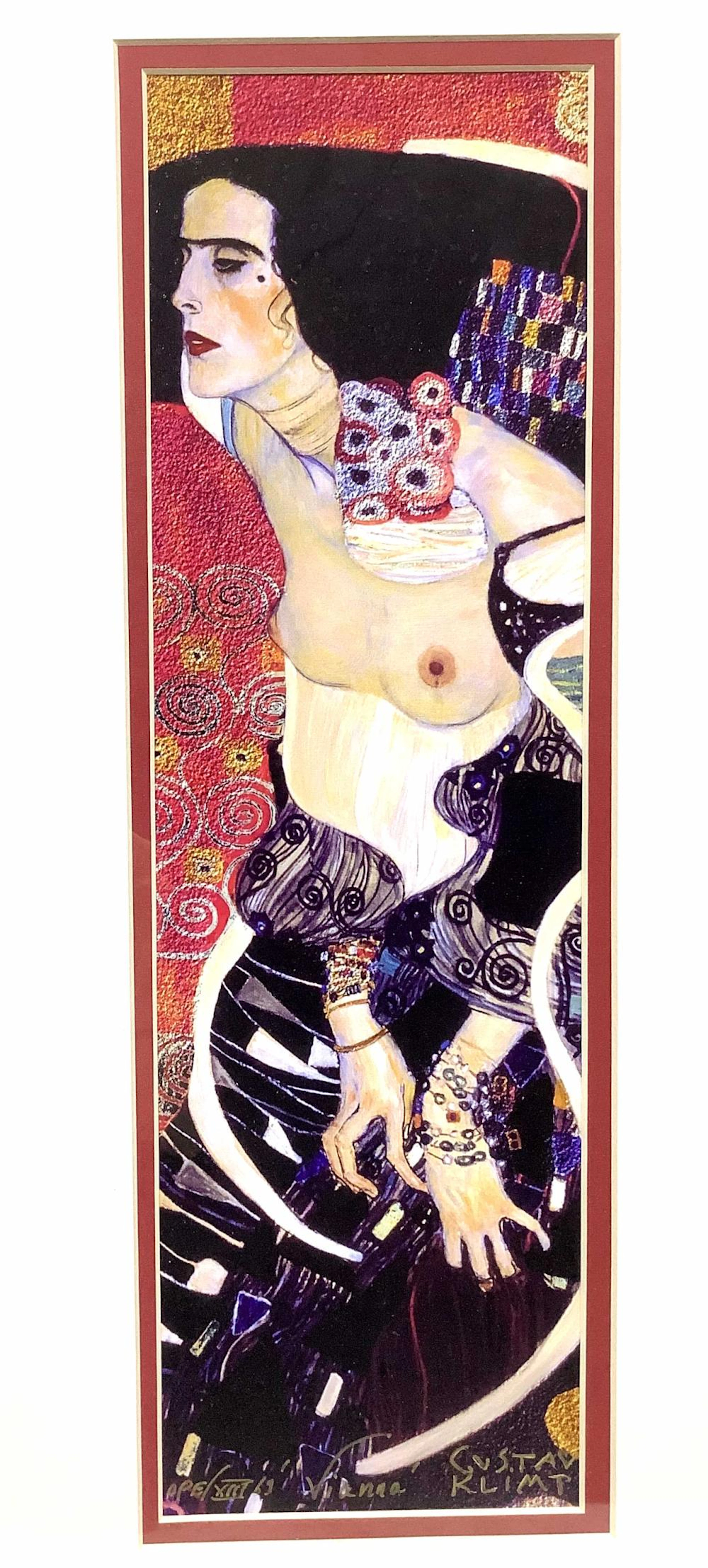 Gustav Klimt Signed In Plate Lithograph