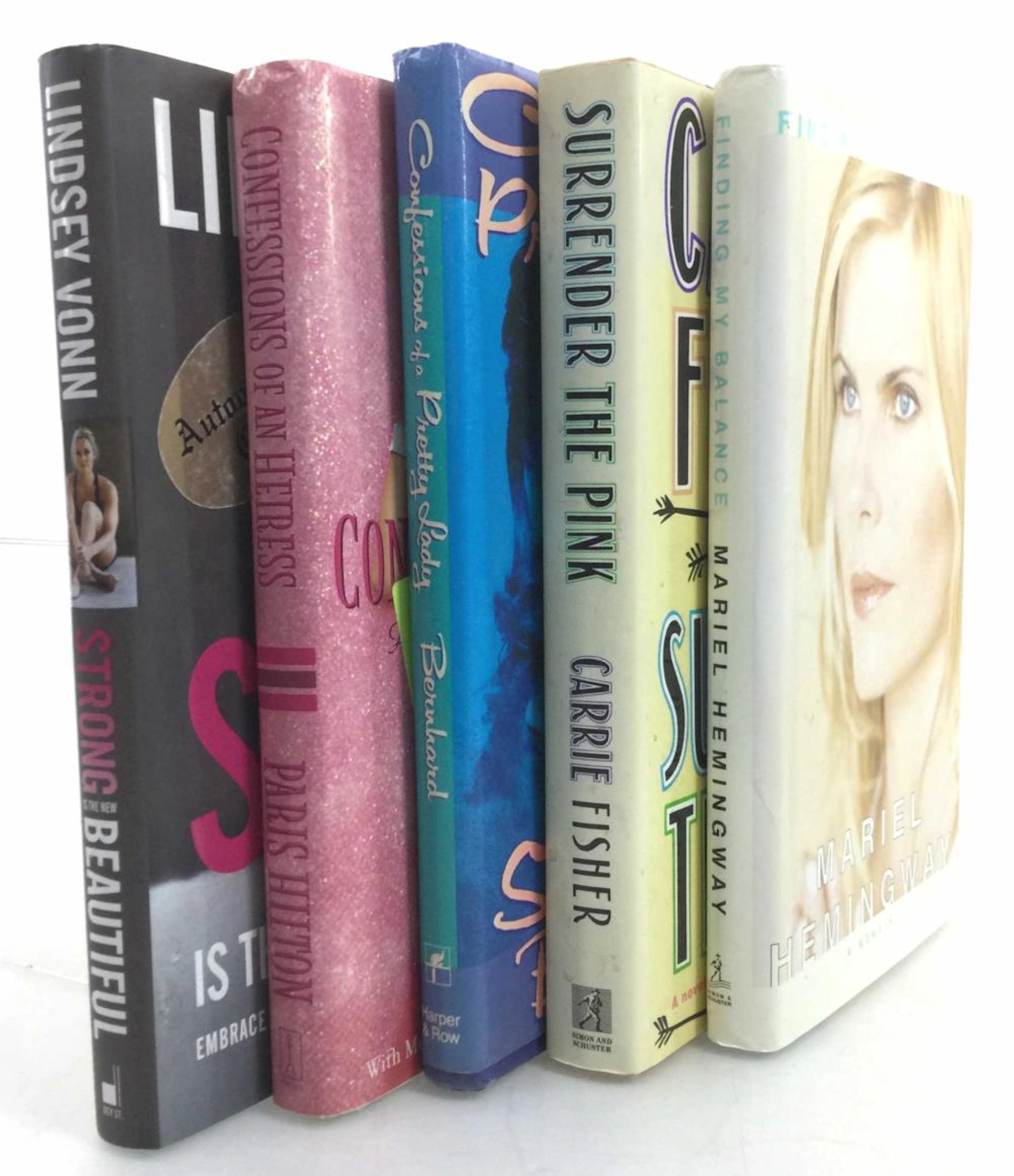 (5) Autographed Female Celebrity Books
