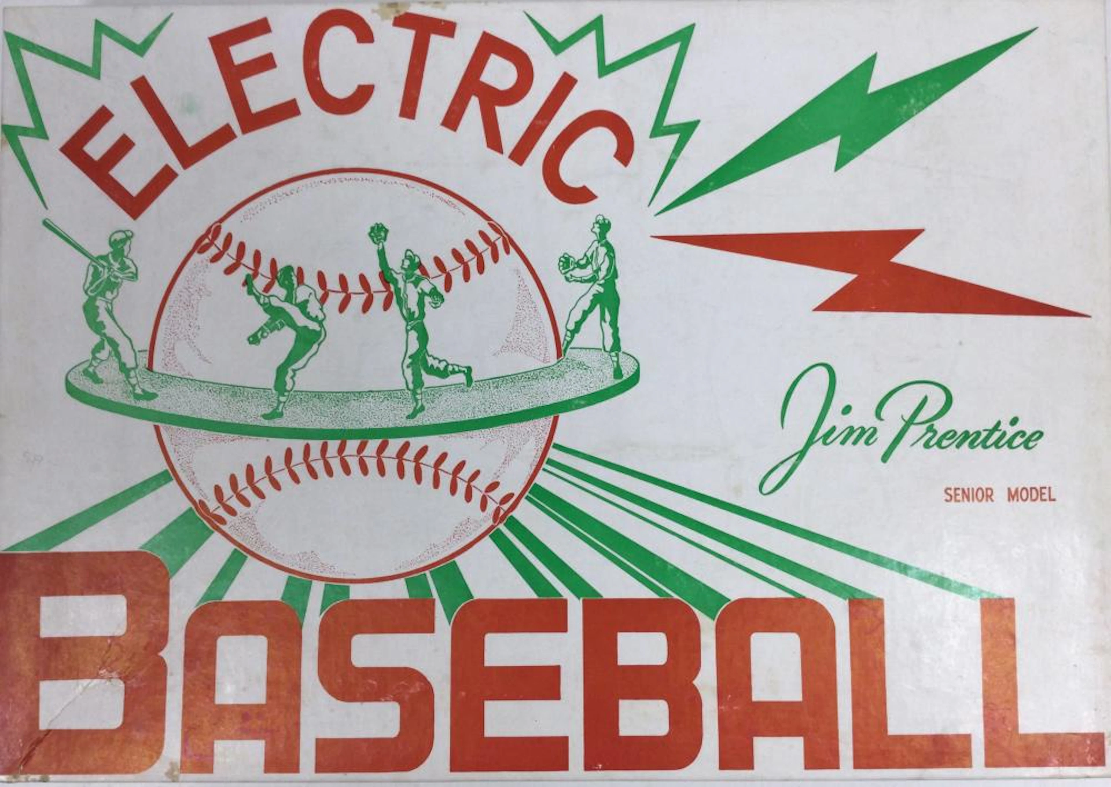 Vintage Jim Prentice Electric Baseball Game