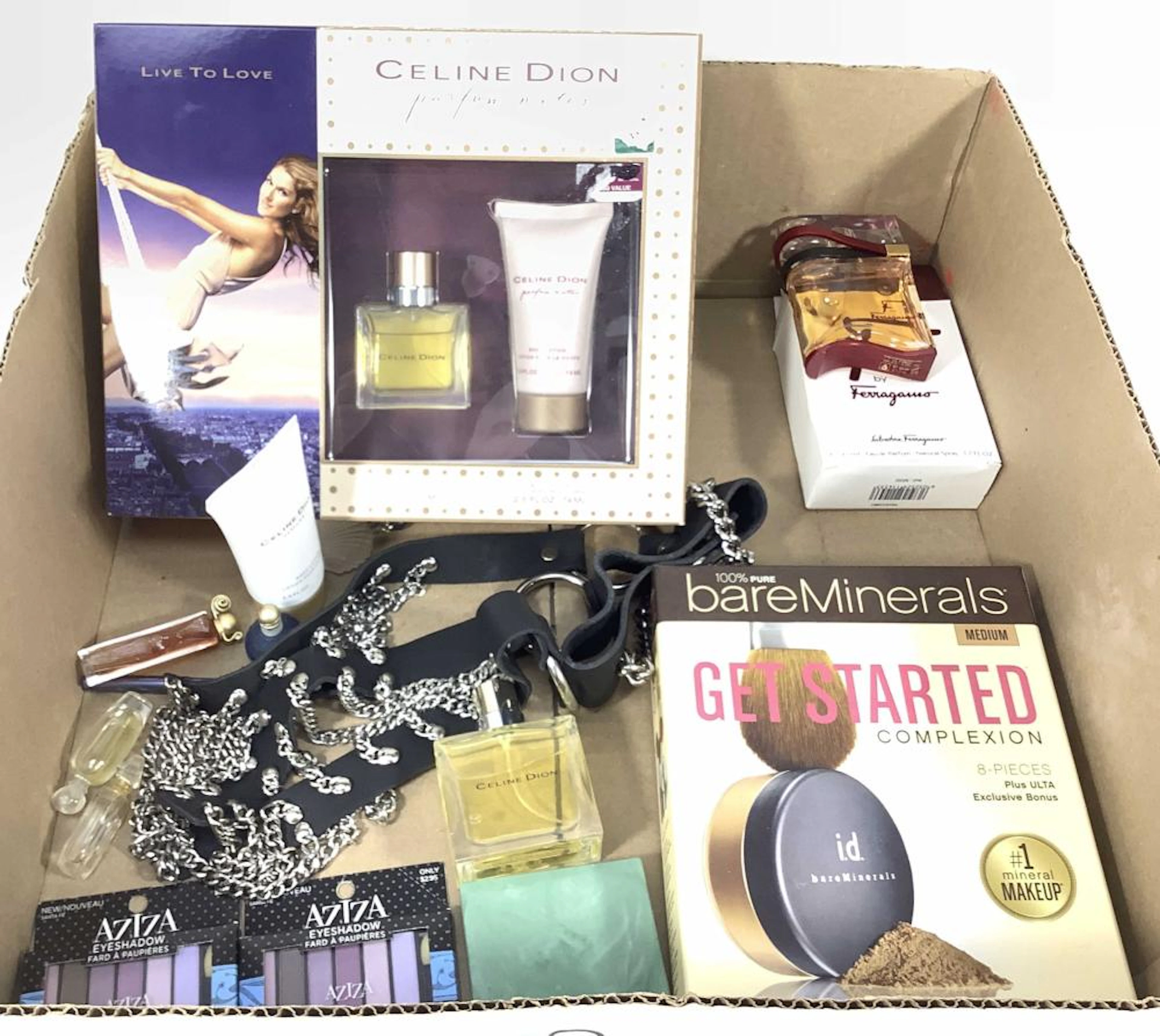 Makeup/ Perfume, Celine Dion, Ferragamo