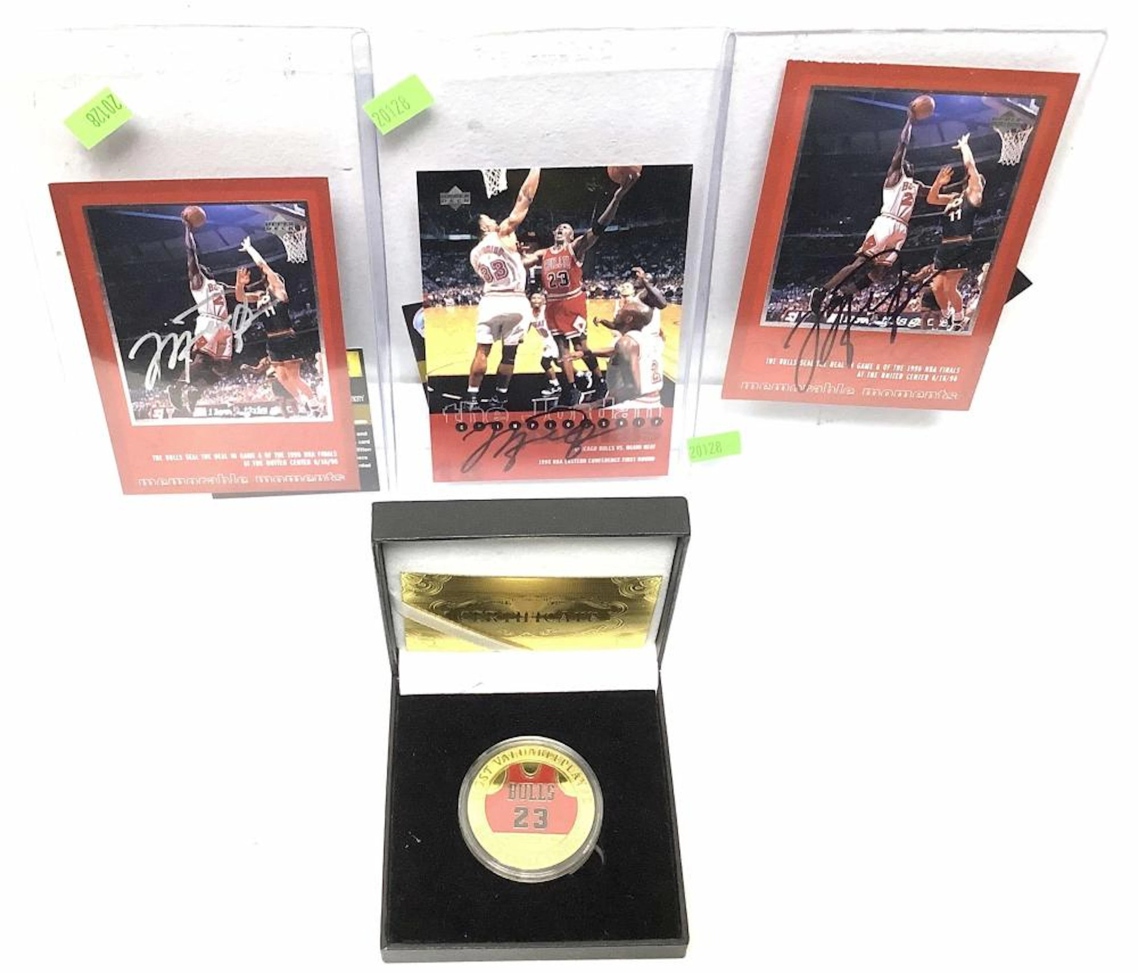 (3) Michael Jordan Upper Deck Basketball Jumbo