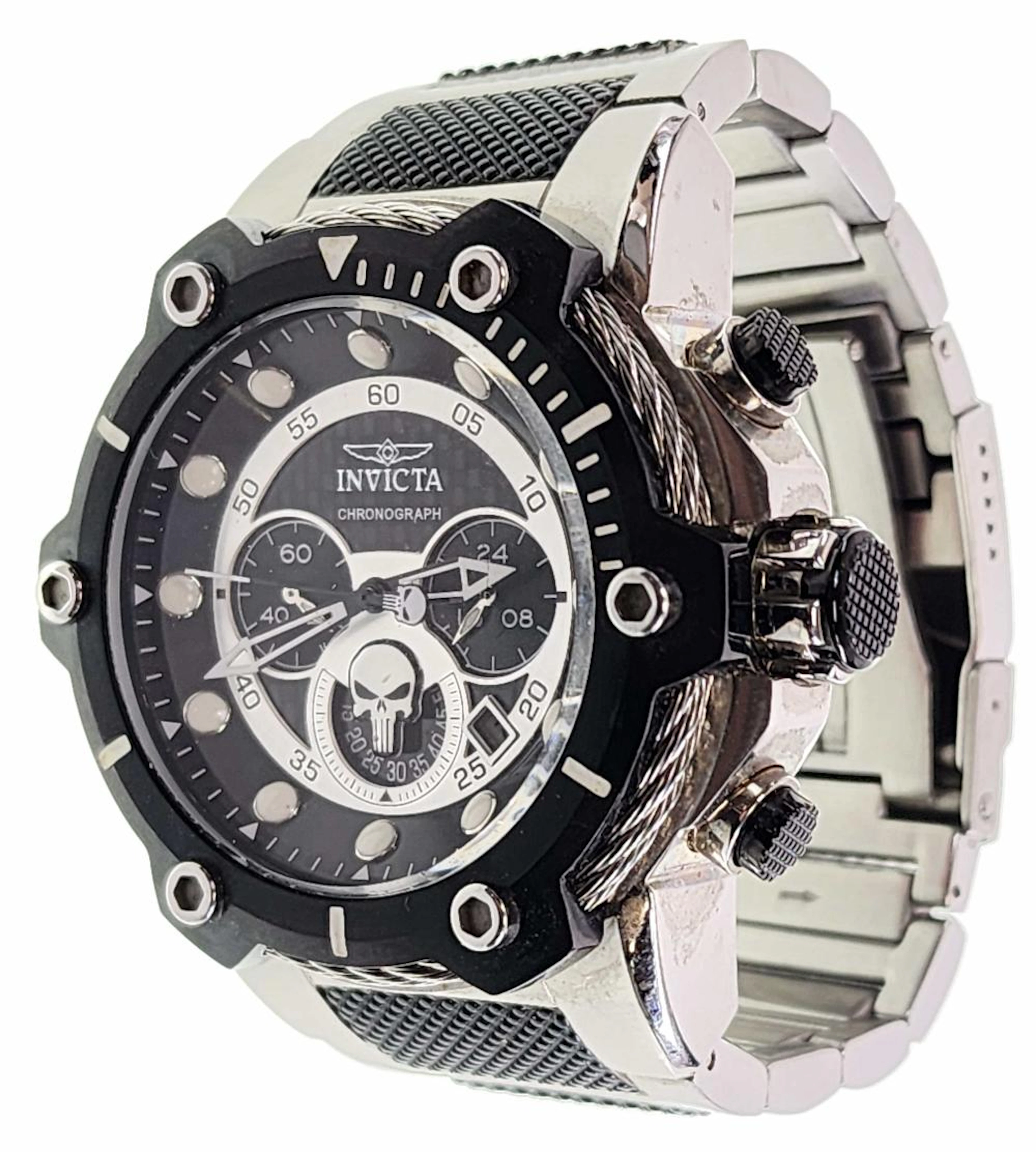 Men's Invicta Limited Edition Marvel Punisher Chrono Watch