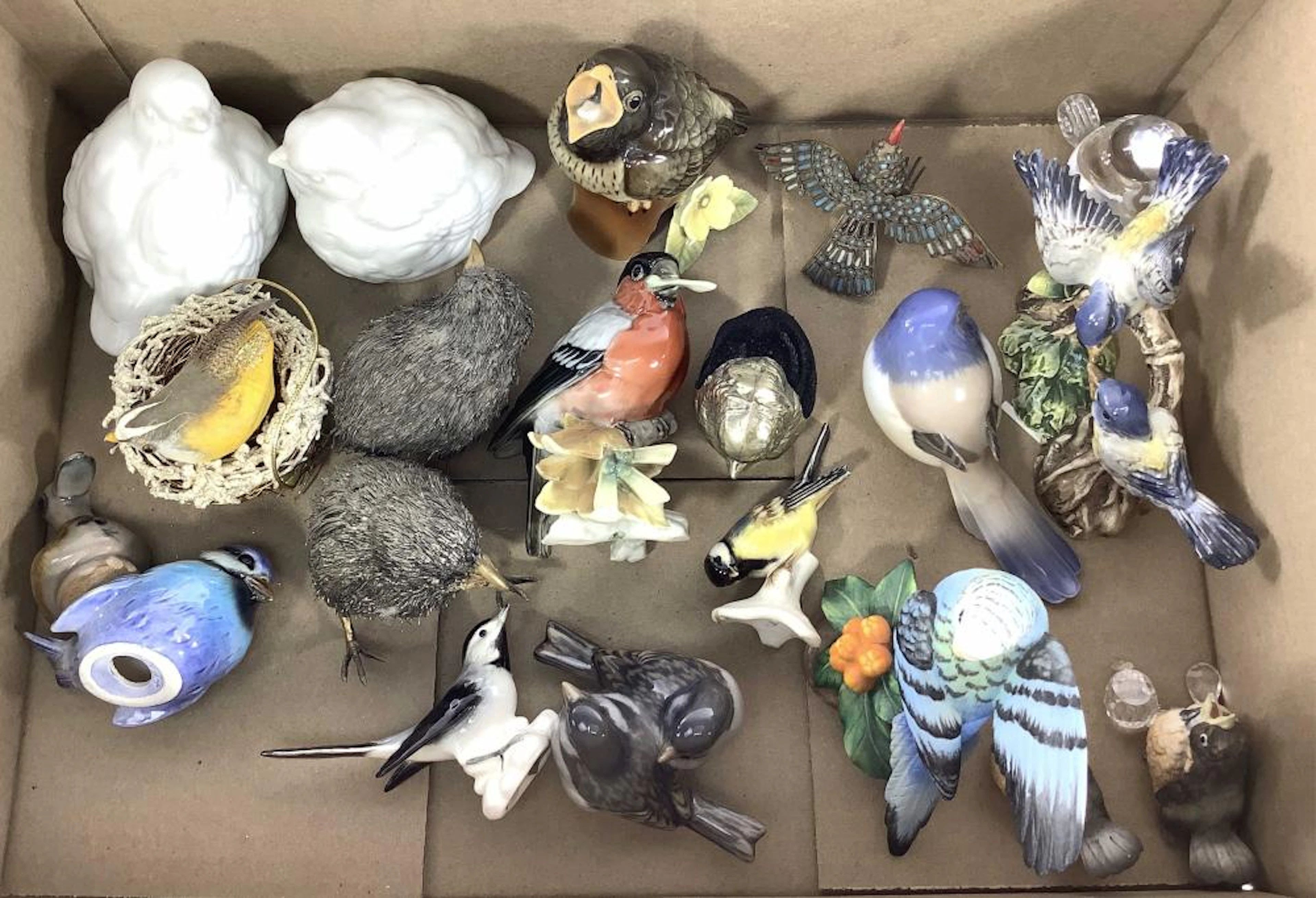 (20) Assorted Bird Figurines