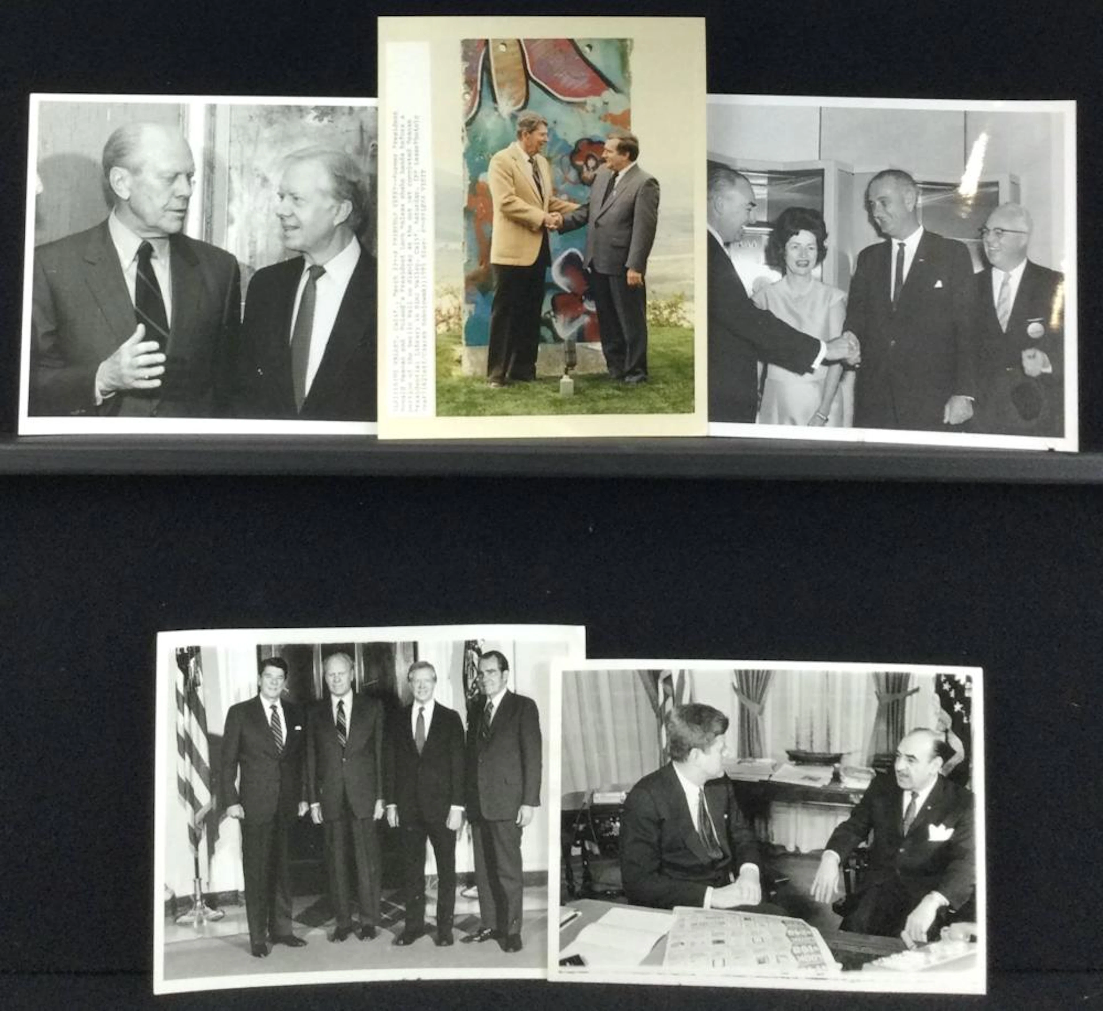 (5) Presidential Press Photos, Kennedy (JFK)