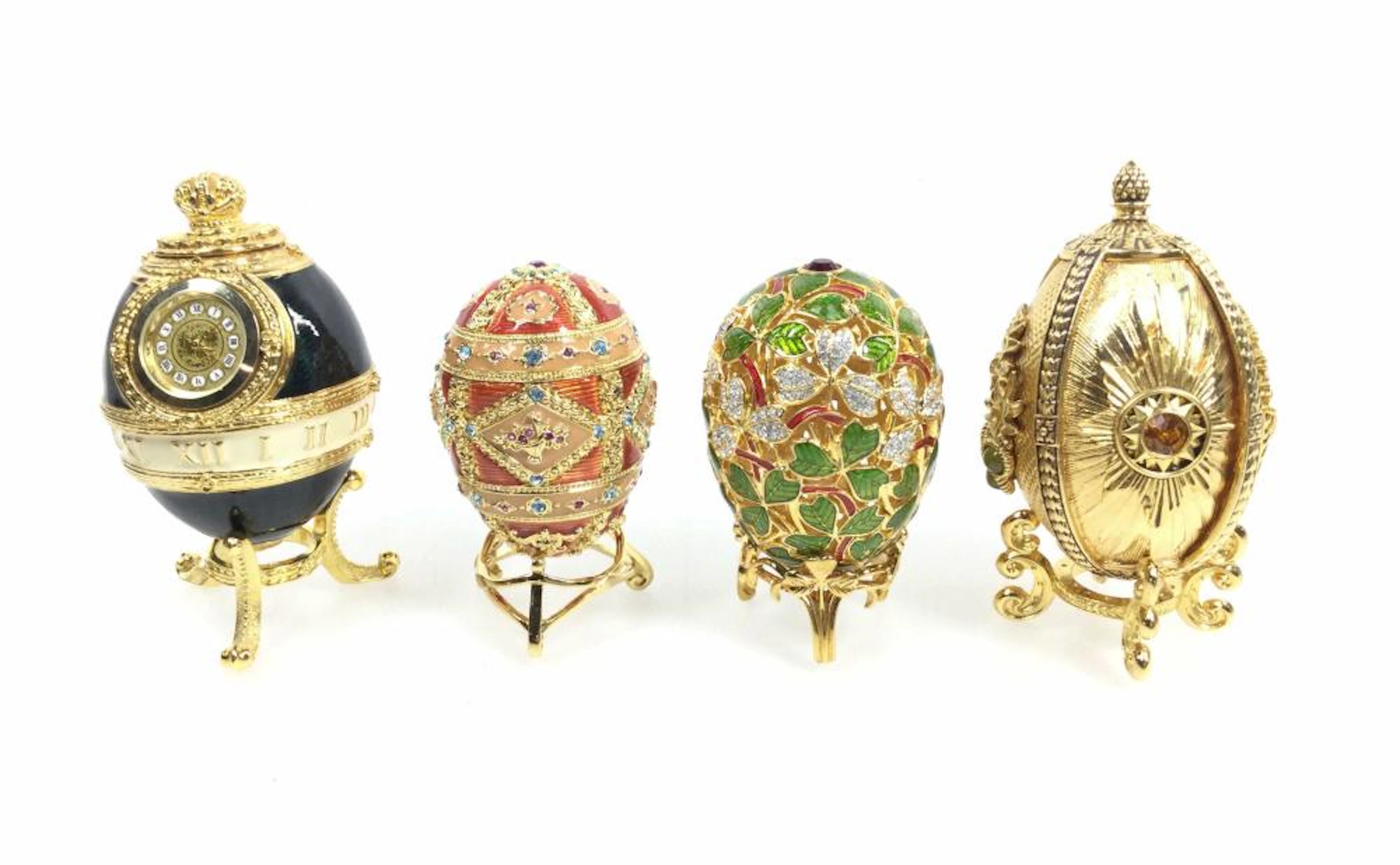 (4) Joan Rivers Imperial Treasures Eggs