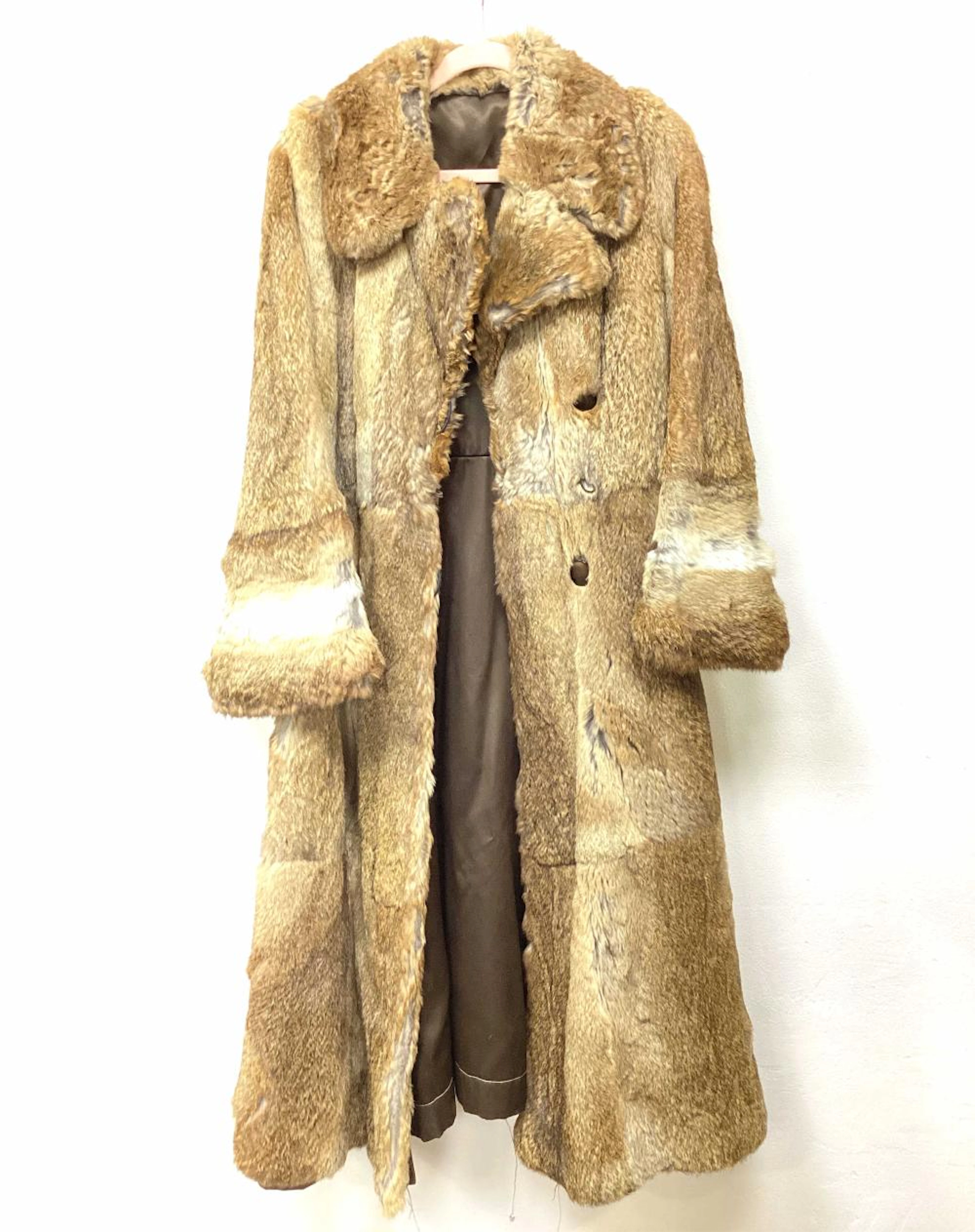 Vintage Ladies Full Length Beaver Fur Coat