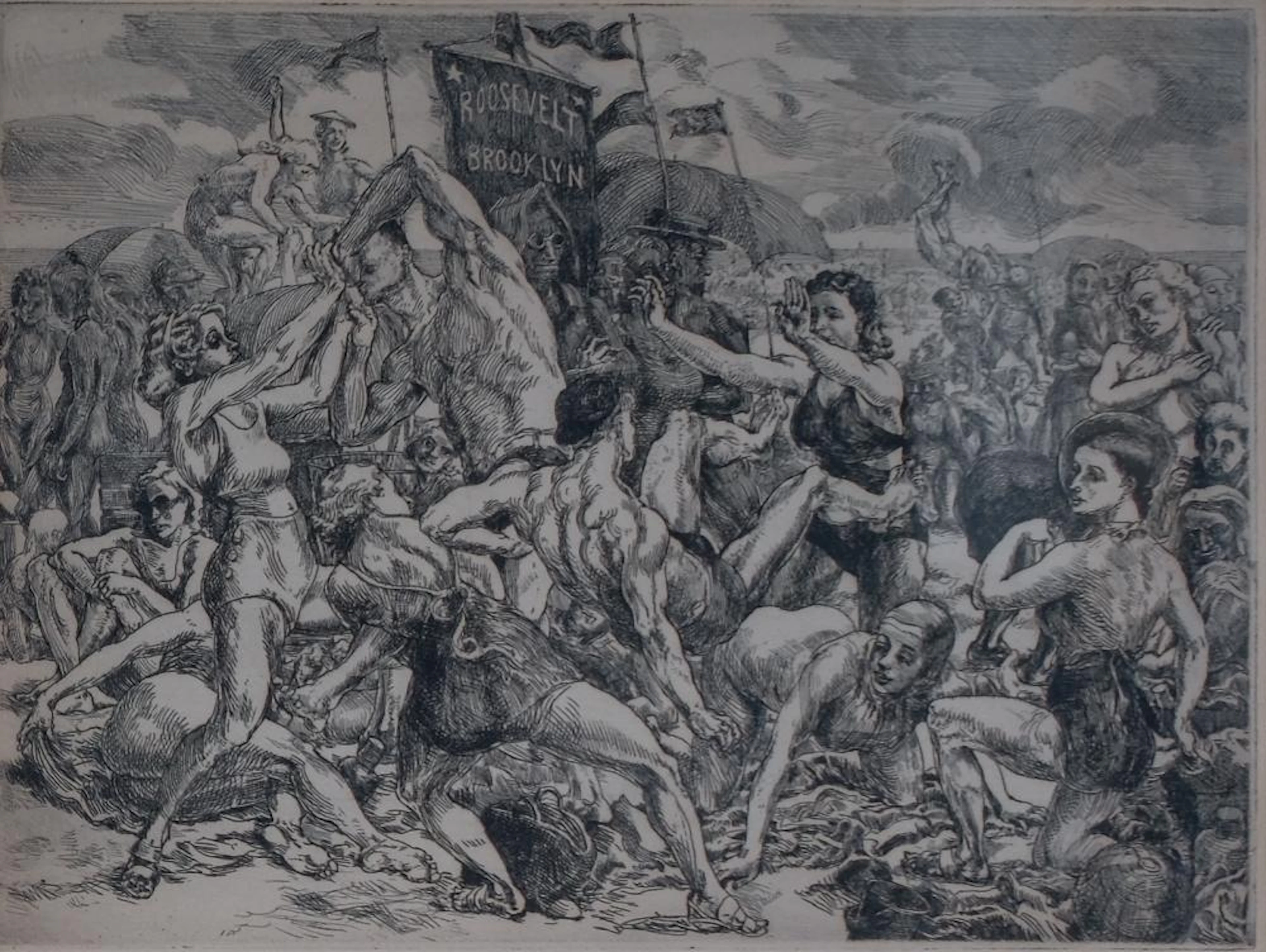 Reginald Marsh, Coney Island Beach
