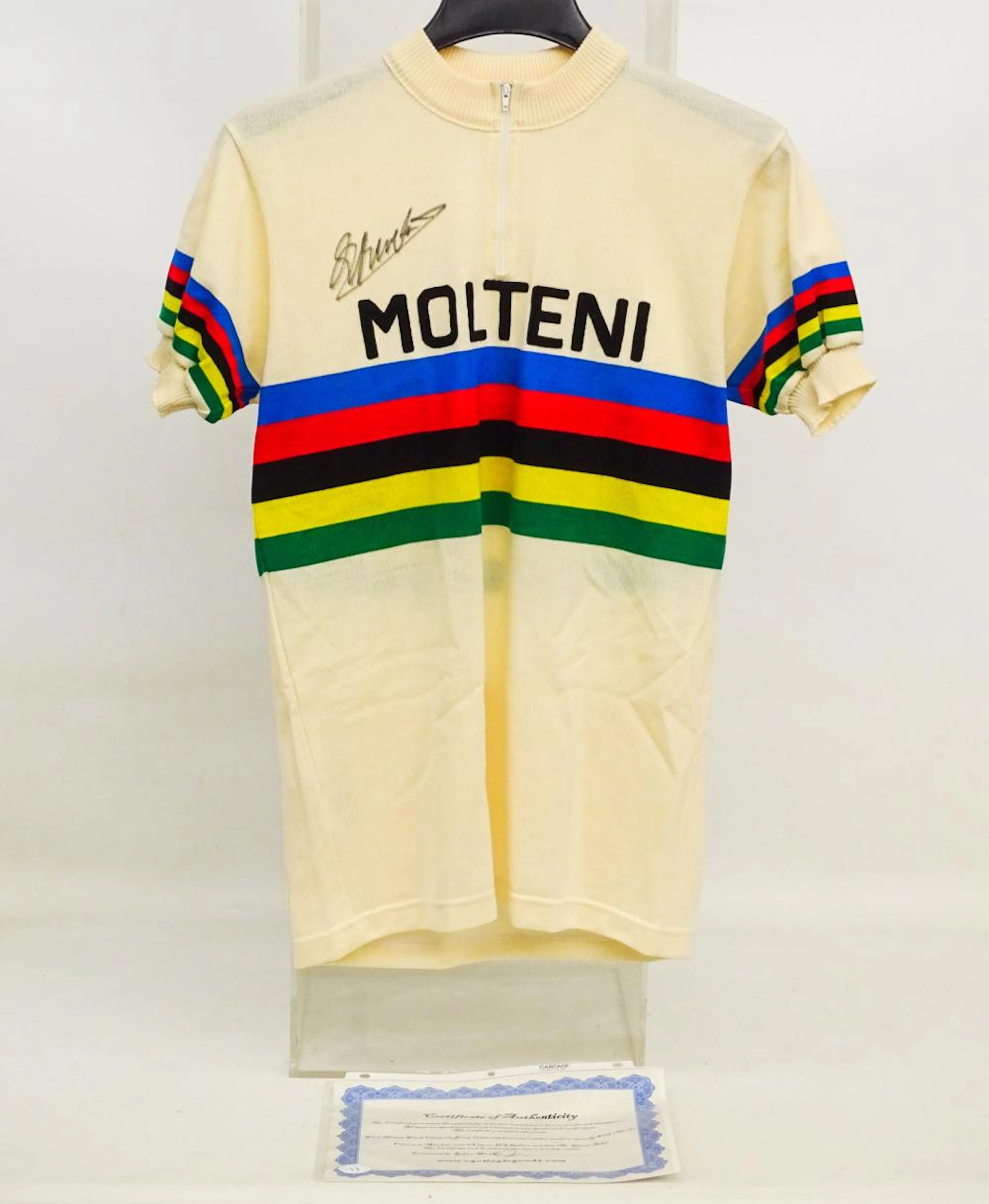Eddy Merckx Autographed Jersey